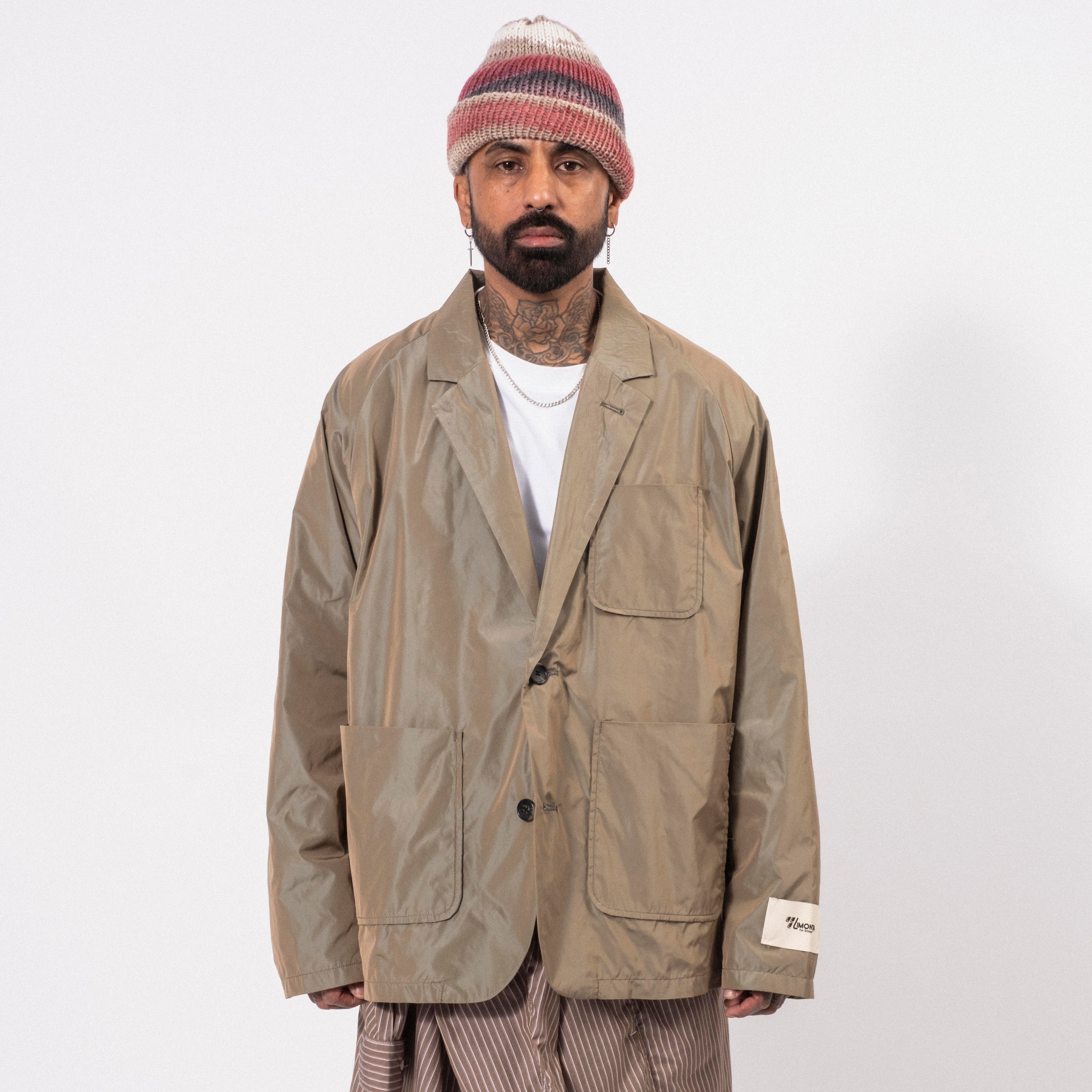 [SILLAGE] BLAZER LIMONTA NYLON _ KHAKI