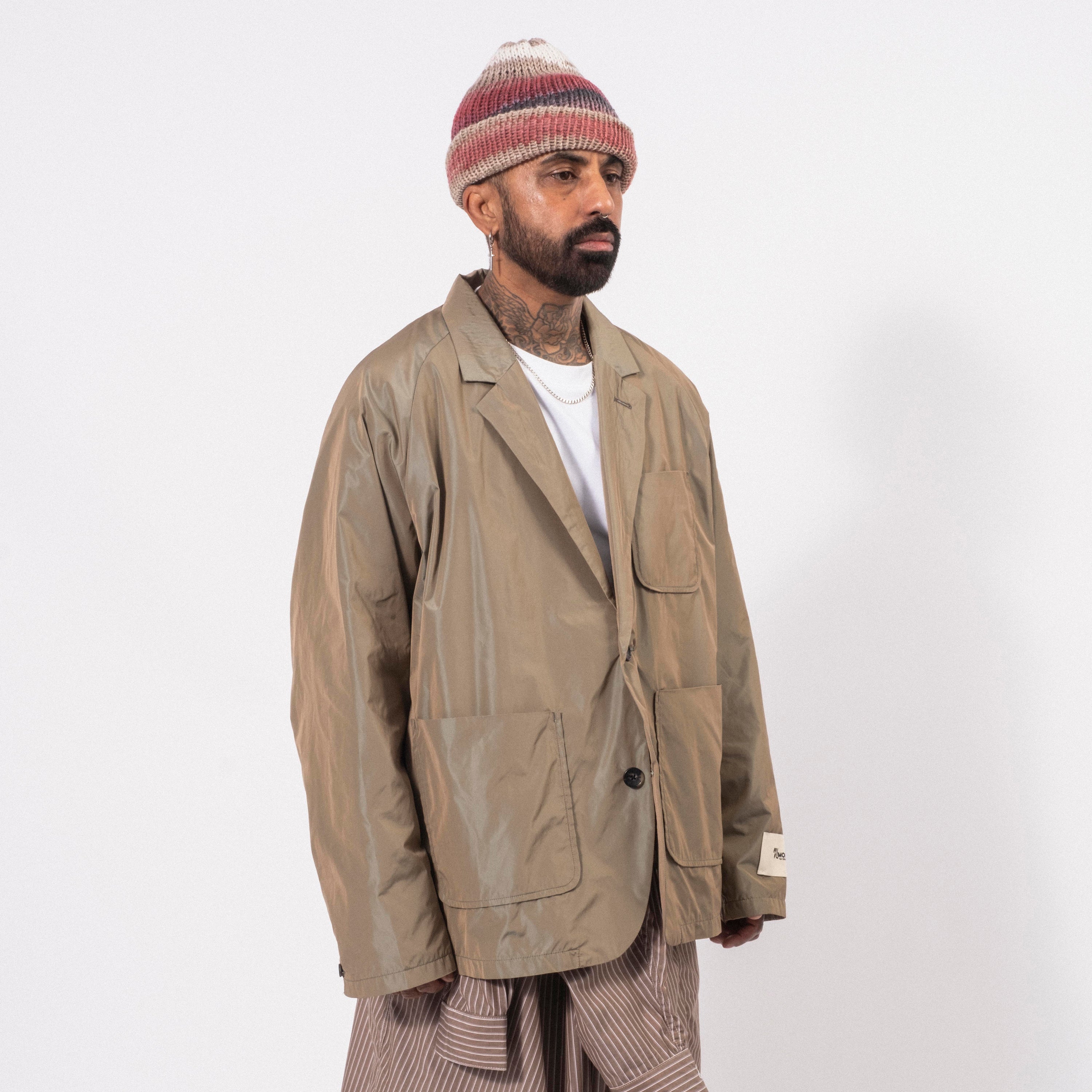 [SILLAGE] BLAZER LIMONTA NYLON _ KHAKI