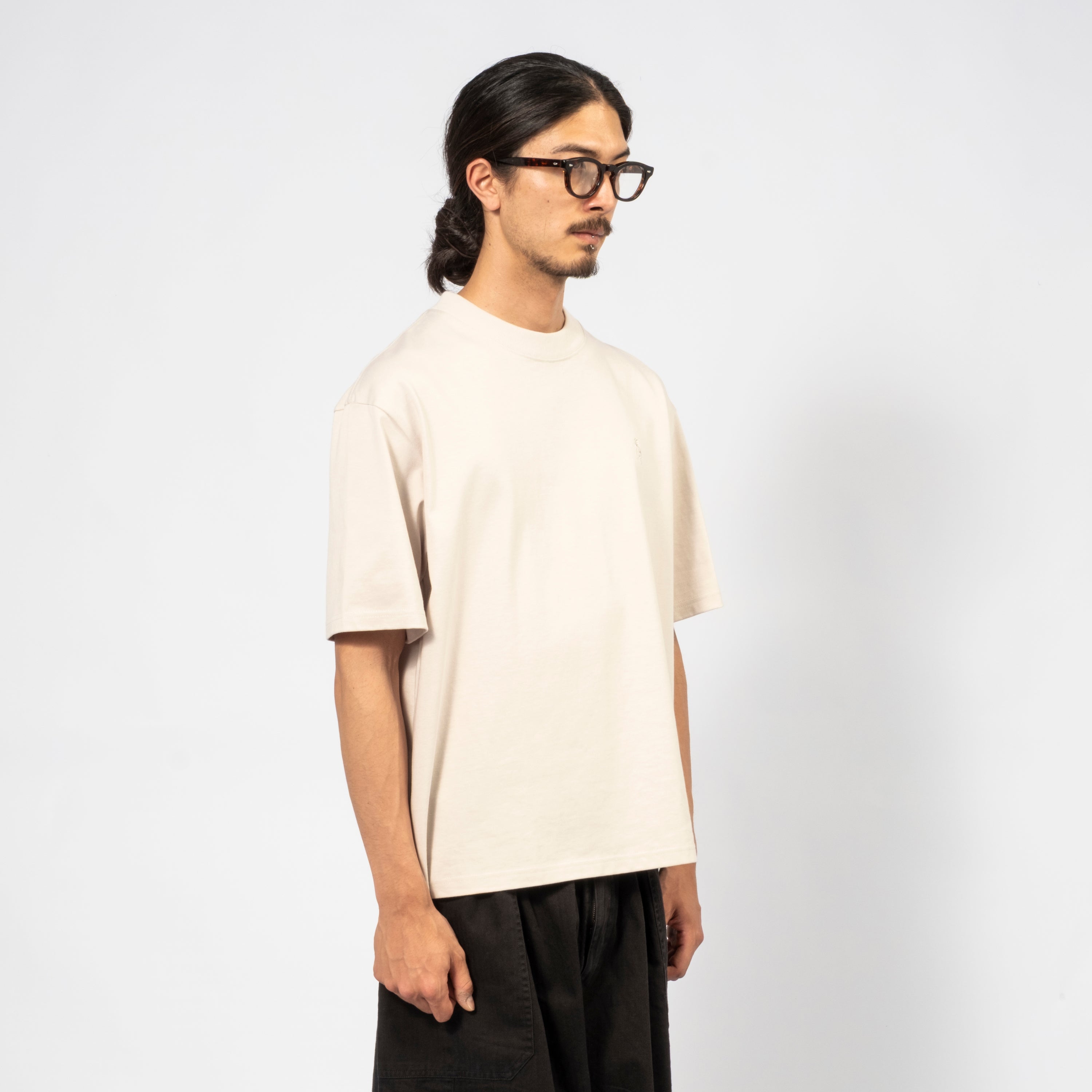[IS-NESS] BASIC T-SHIRT _ GREY