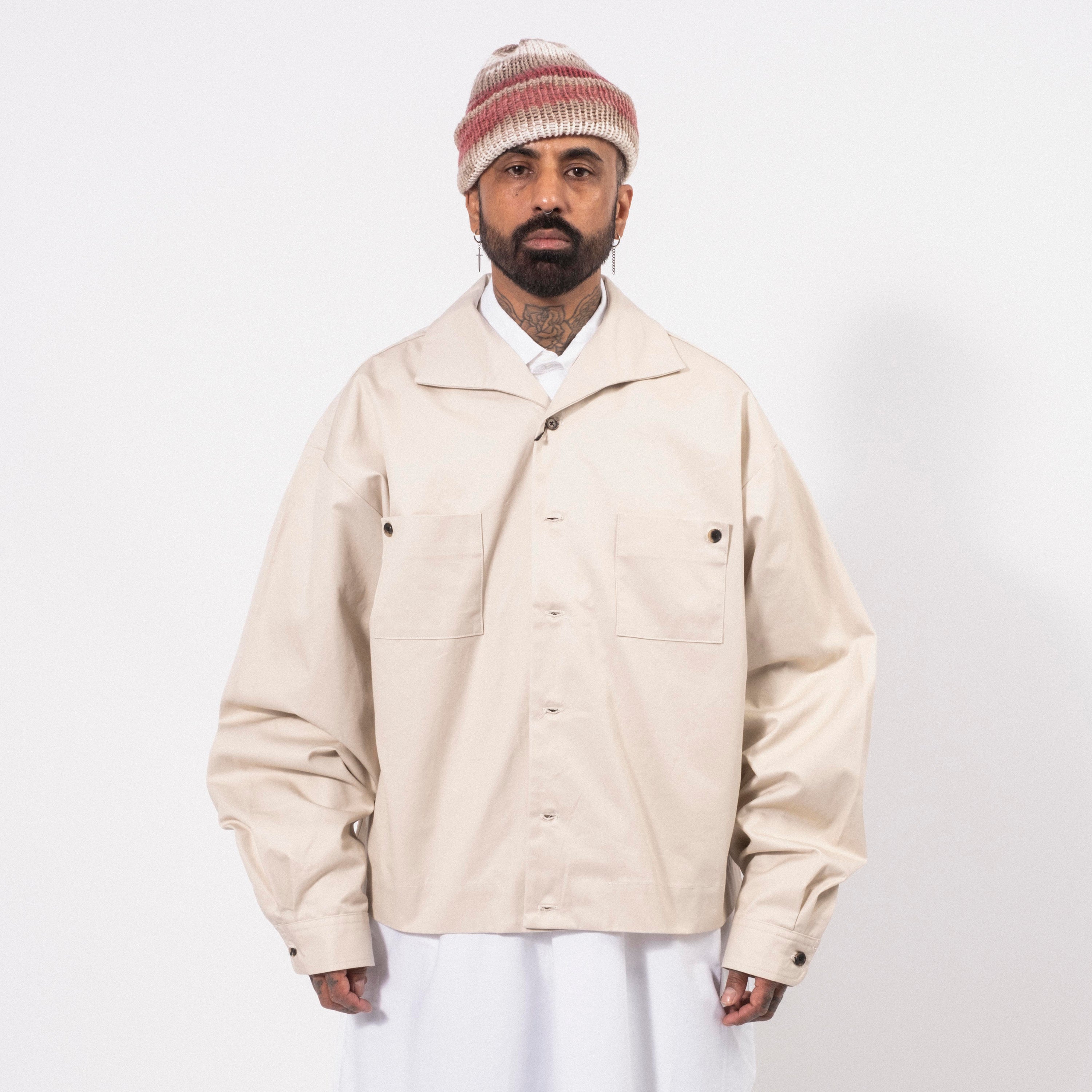 [SILLAGE] RIB BLOUSON JIAQI WANG