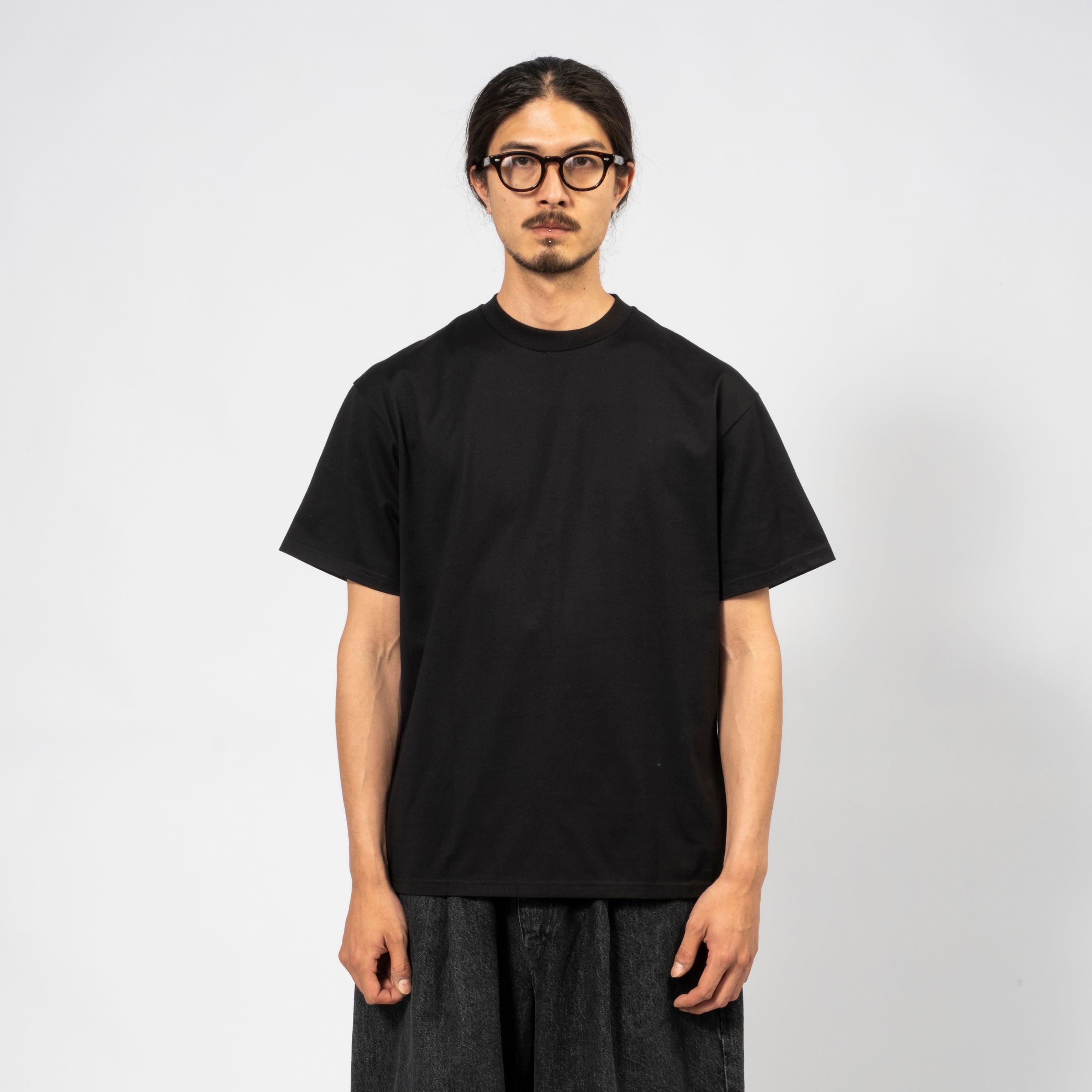 [IS-NESS] 2-PACK T-SHIRT _ BLACK