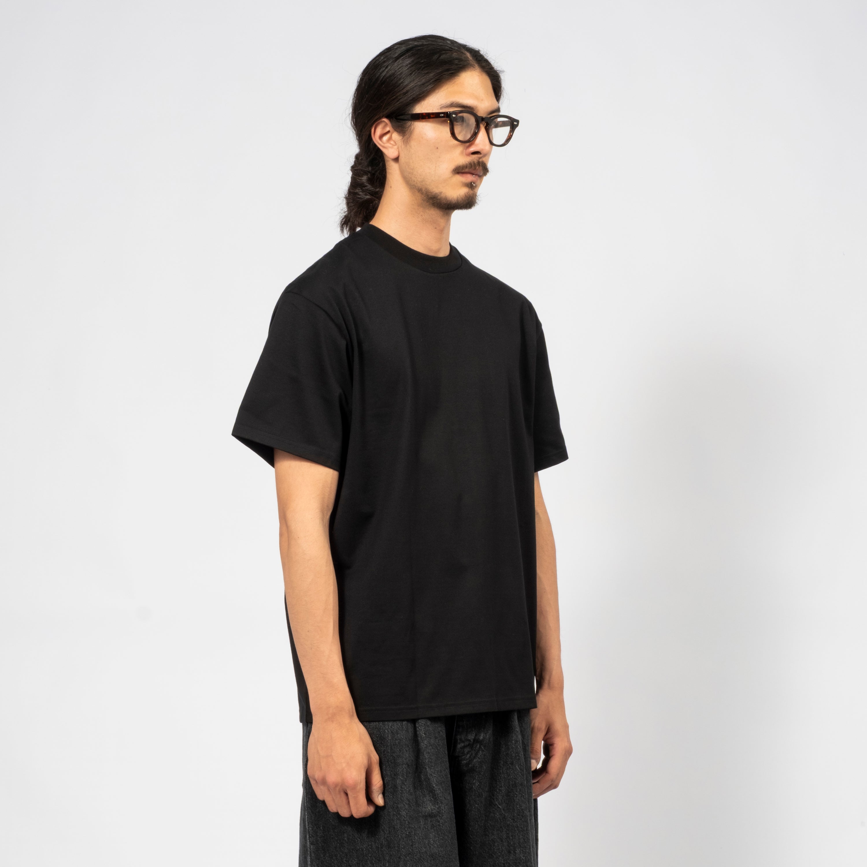 [IS-NESS] 2-PACK T-SHIRT _ BLACK