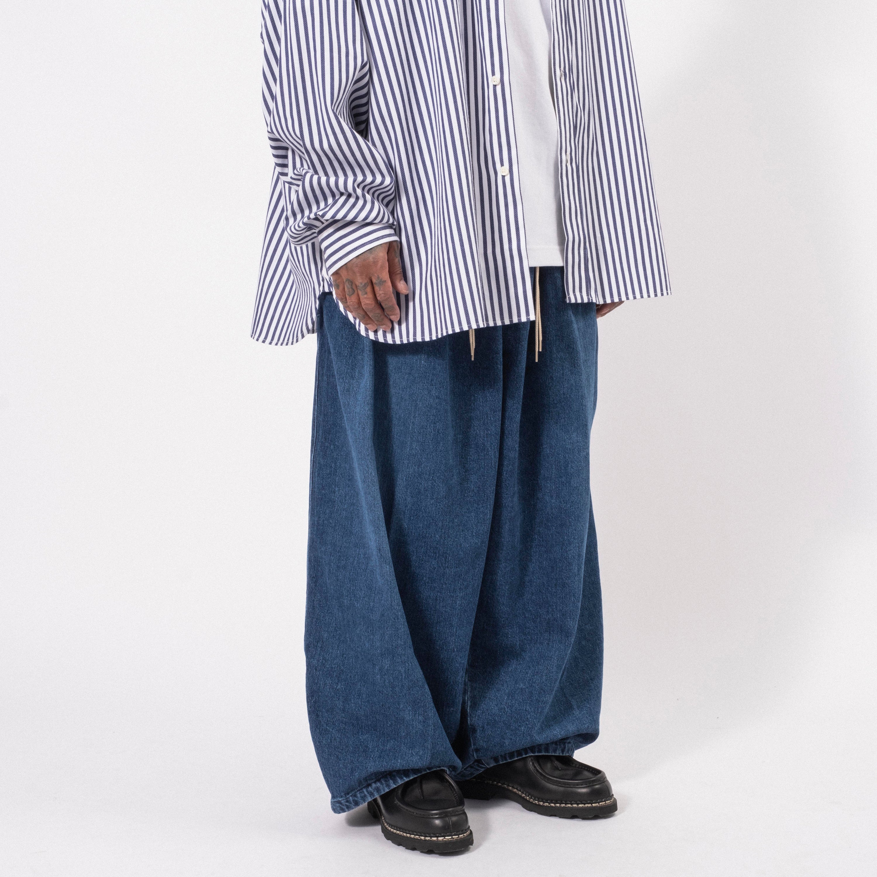 [SILLAGE] CIRCULAR PANTS _ USED WASH