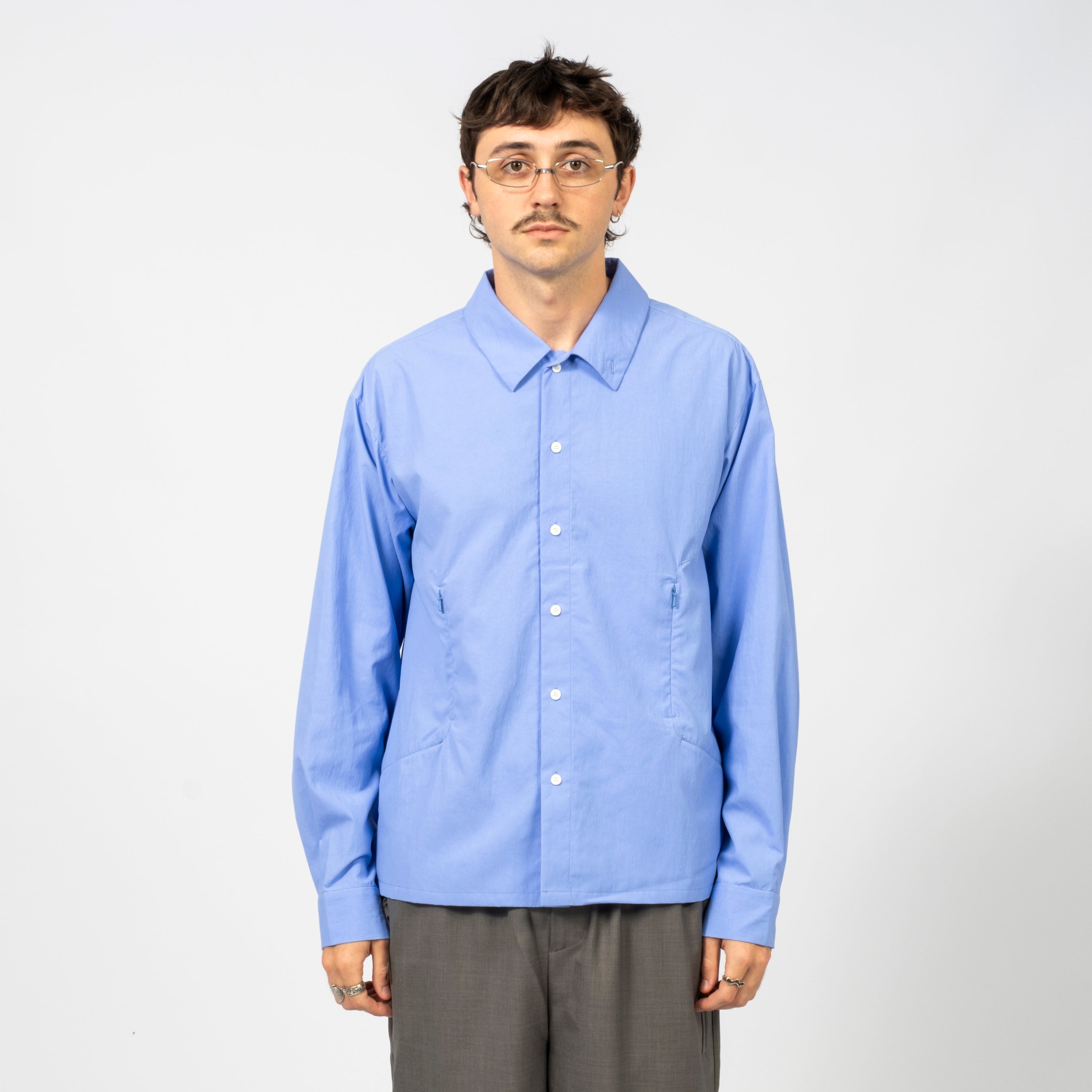 [F/CE] WATERPROOF 5POCKET SHIRT _ PURPLE