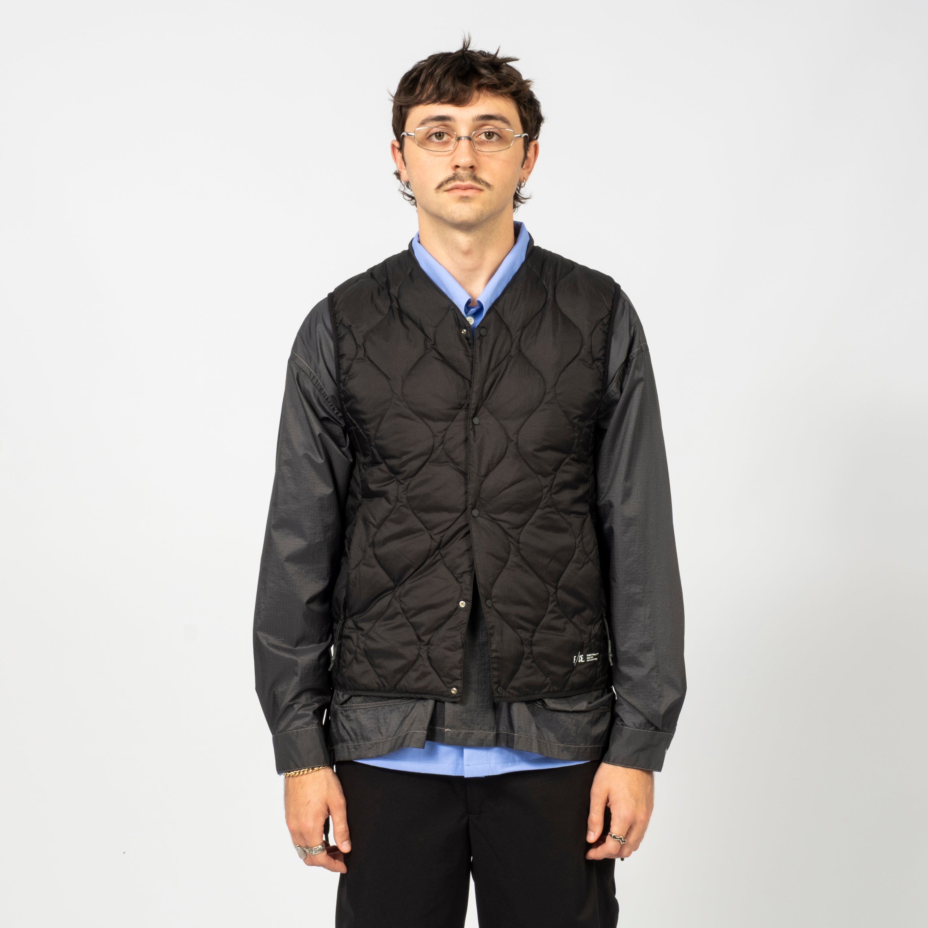 [F/CE x TAION] PACKABLE DOWN VEST _ BLACK