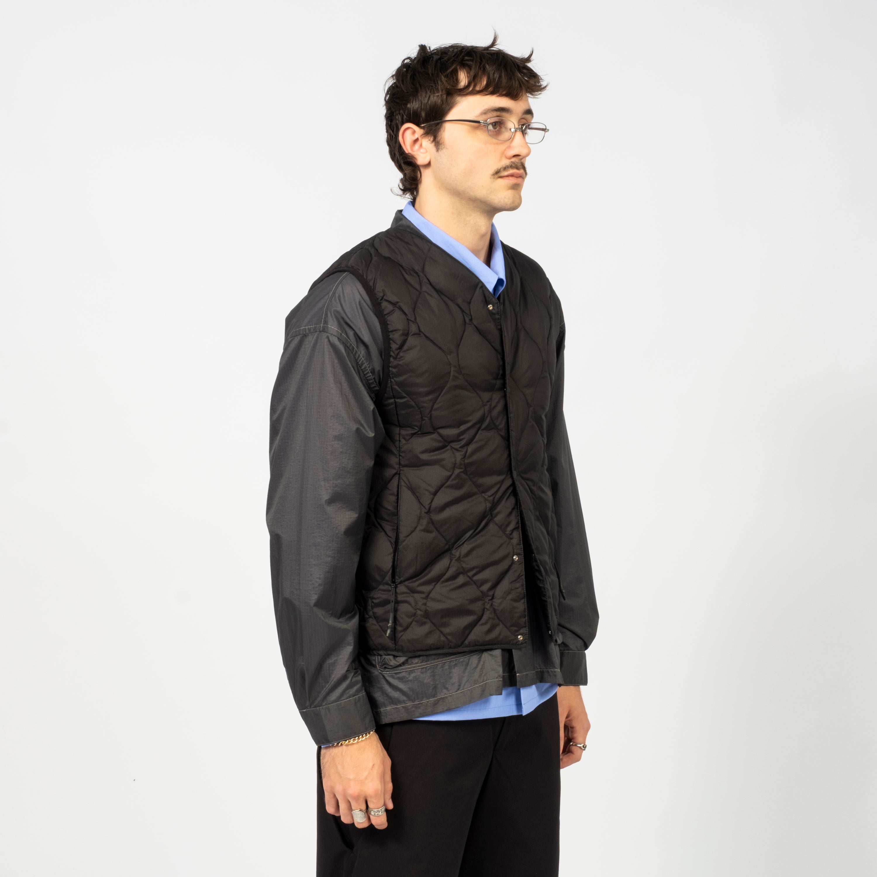 [F/CE x TAION] PACKABLE DOWN VEST _ BLACK
