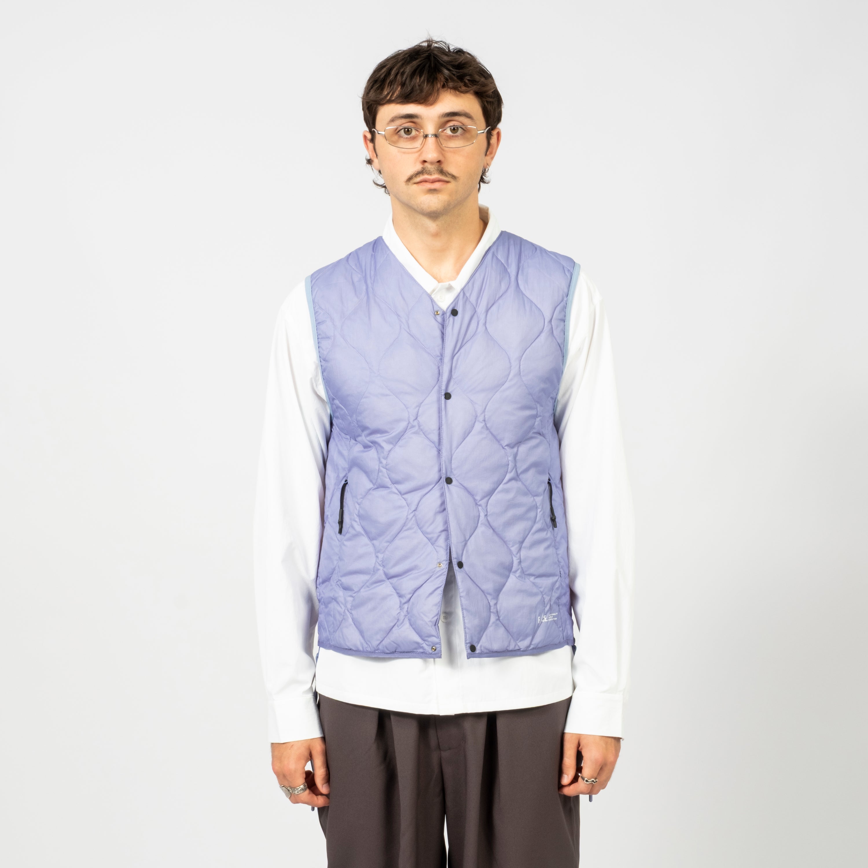 [F/CE x TAION] PACKABLE DOWN VEST _ PURPLE