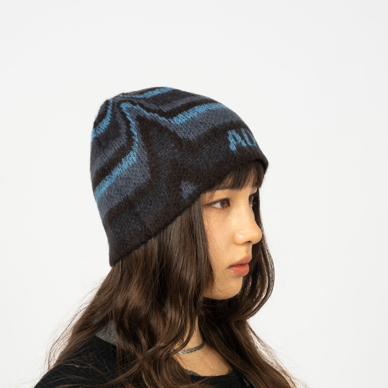 [ANDERSSON BELL] UNISEX PAINT BEANIE _ NAVY
