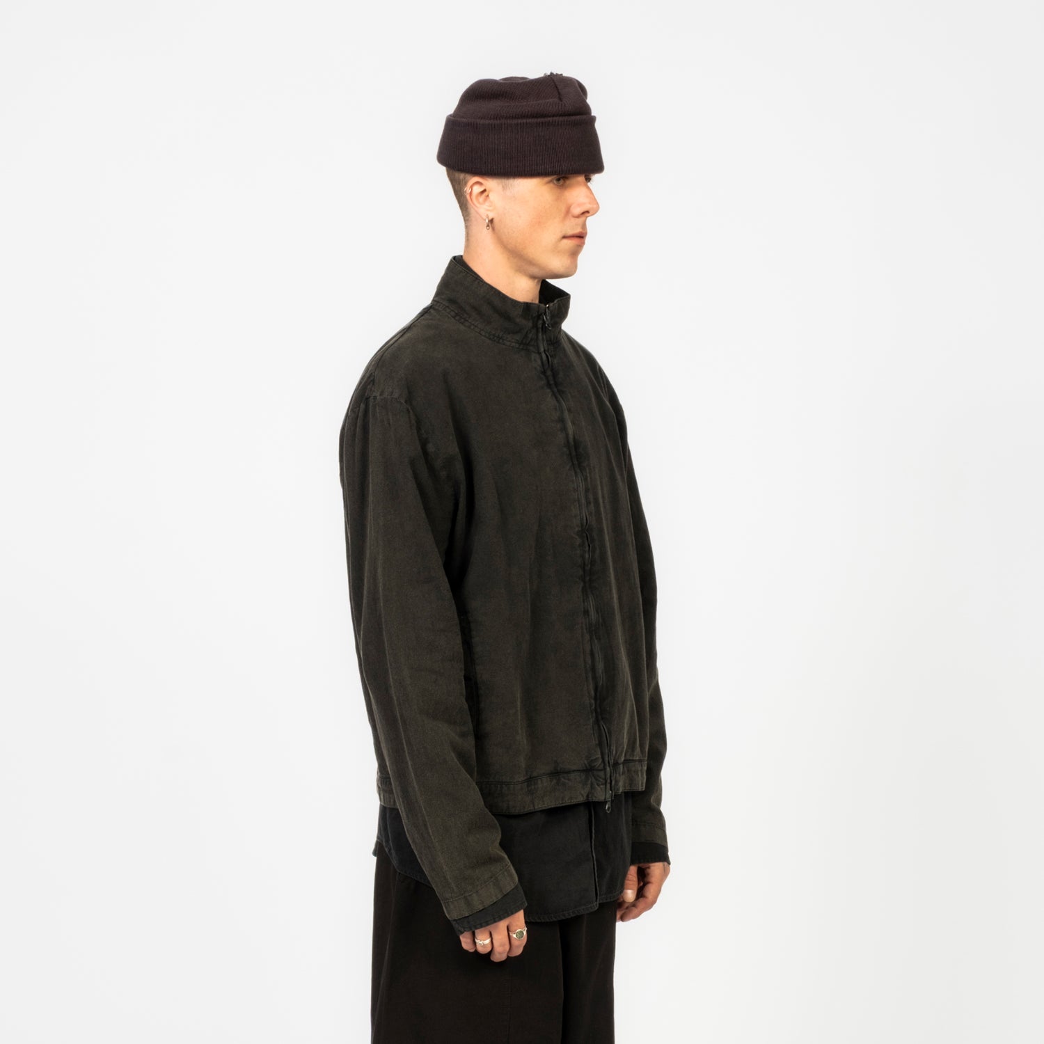 [HATCHINGROOM] TRACK JACKET _ BLACK