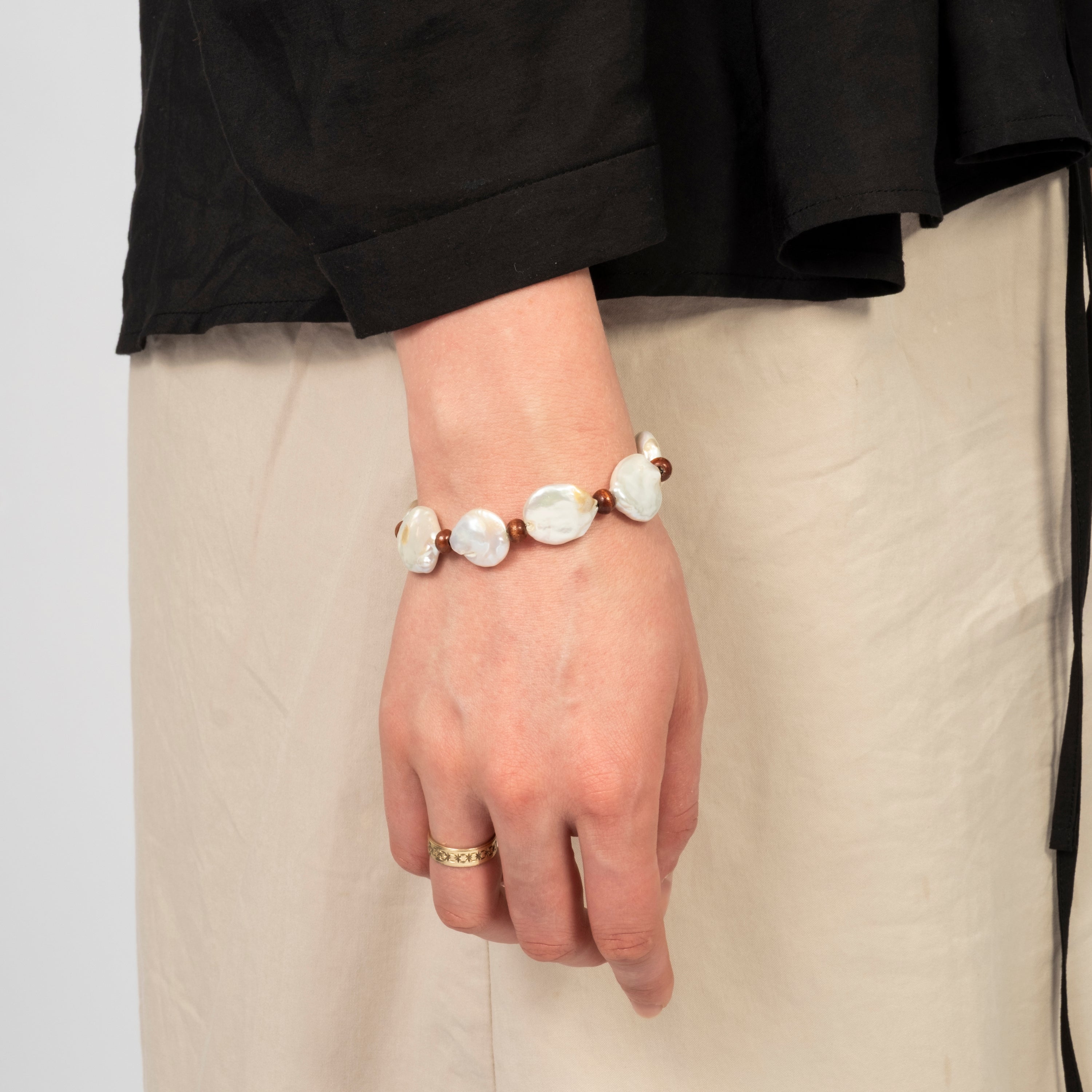 [52HZ LAB] BUBBLE BRACELET _ WOOD