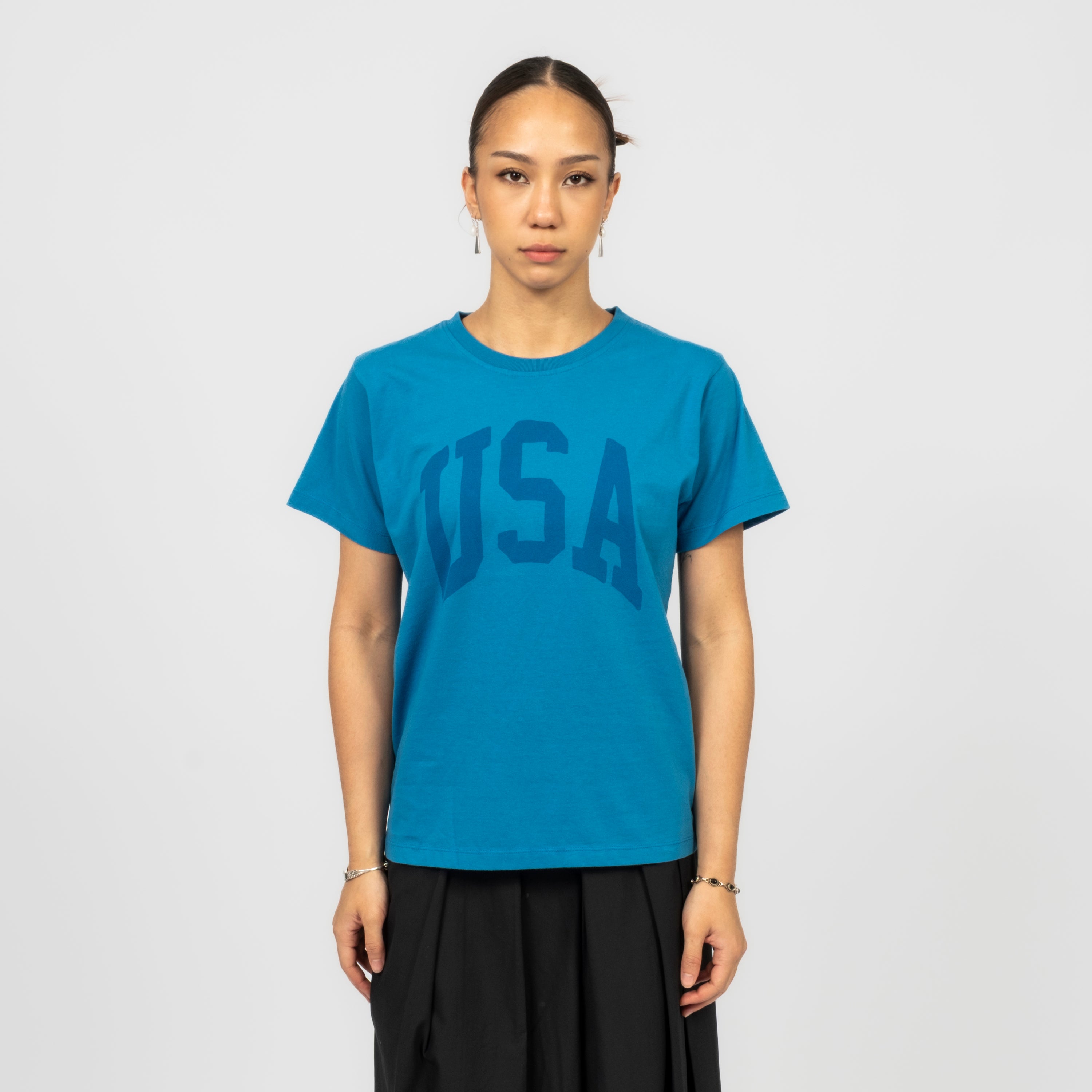 [COLLECT PIECES] USA T-SHIRT _ BLUE