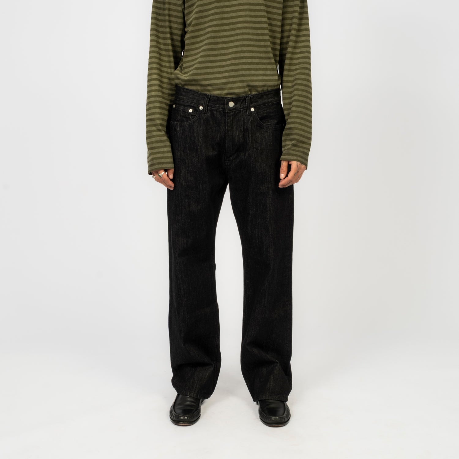 [HATCHINGROOM] STRAIGHT JEANS _ BLACK