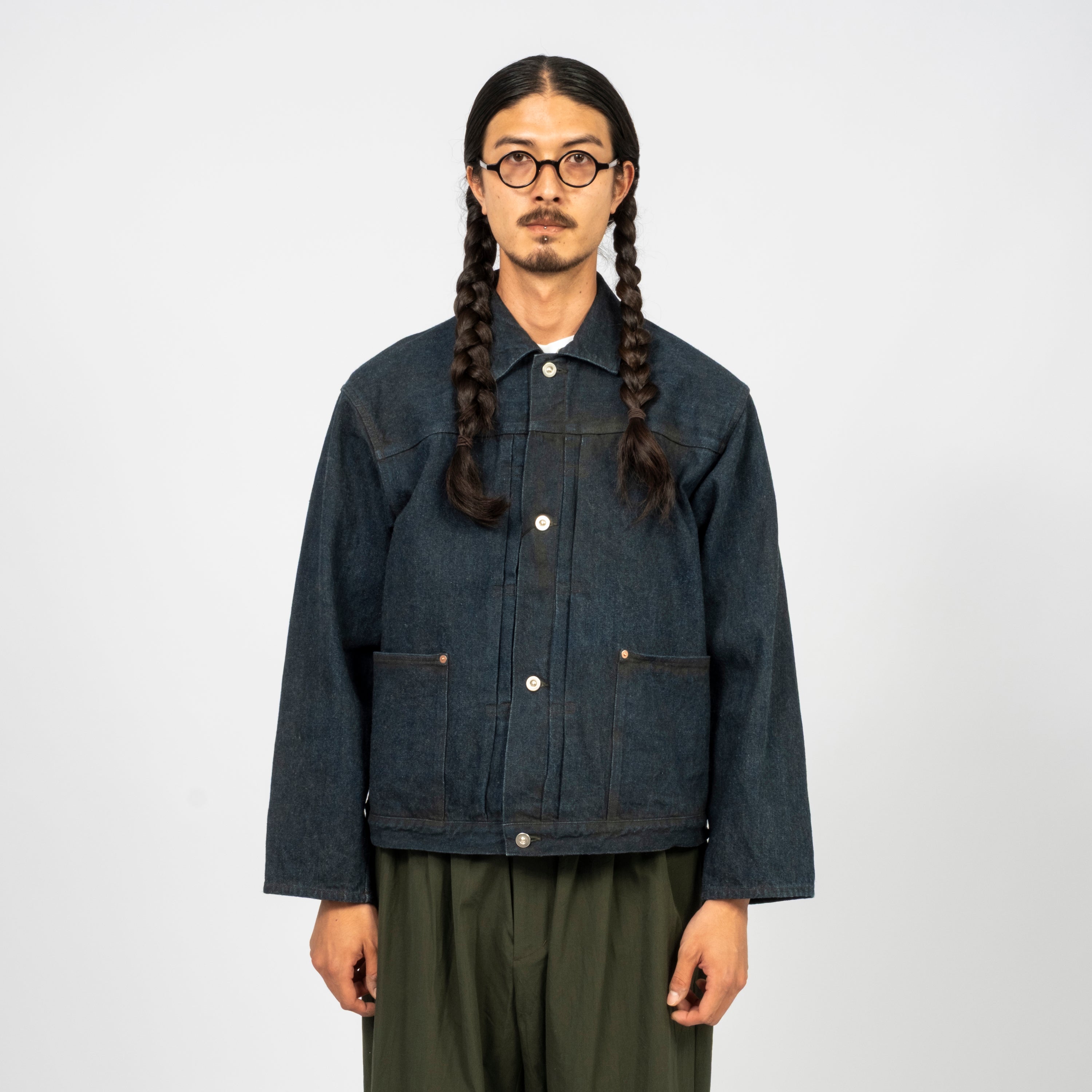 [YOKO SAKAMOTO] PLEATS BLOUSE _ YELLOW OCHRE