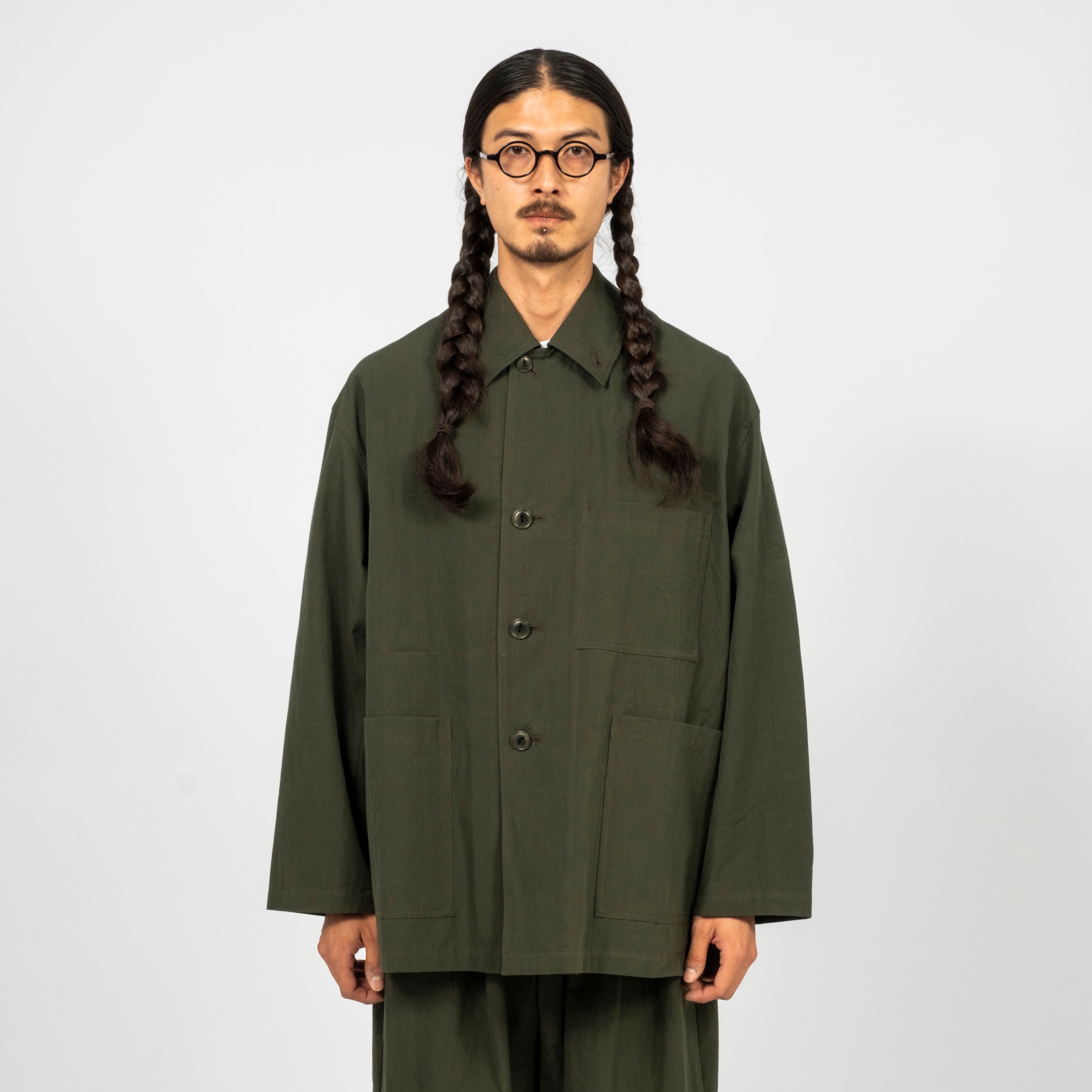 [YOKO SAKAMOTO] CHORE JACKET _ OLIVE