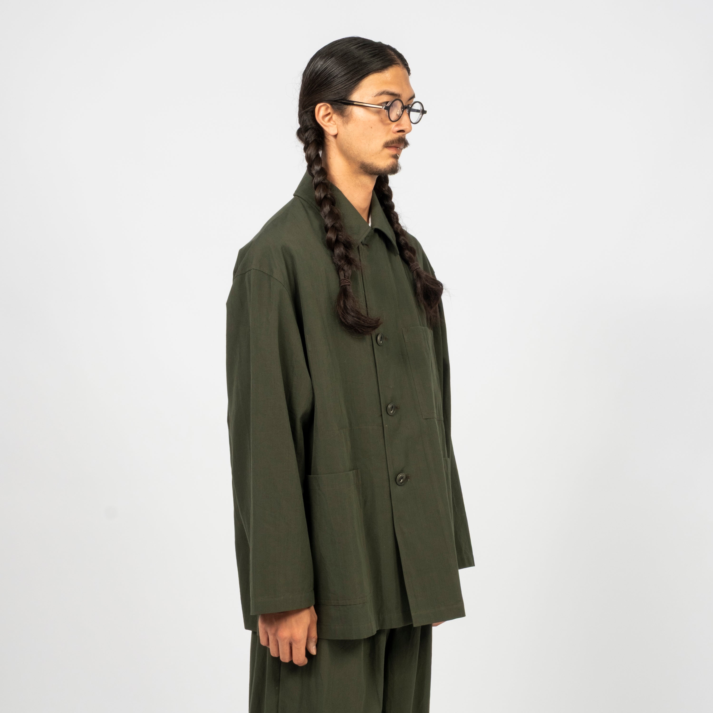 [YOKO SAKAMOTO] CHORE JACKET _ OLIVE