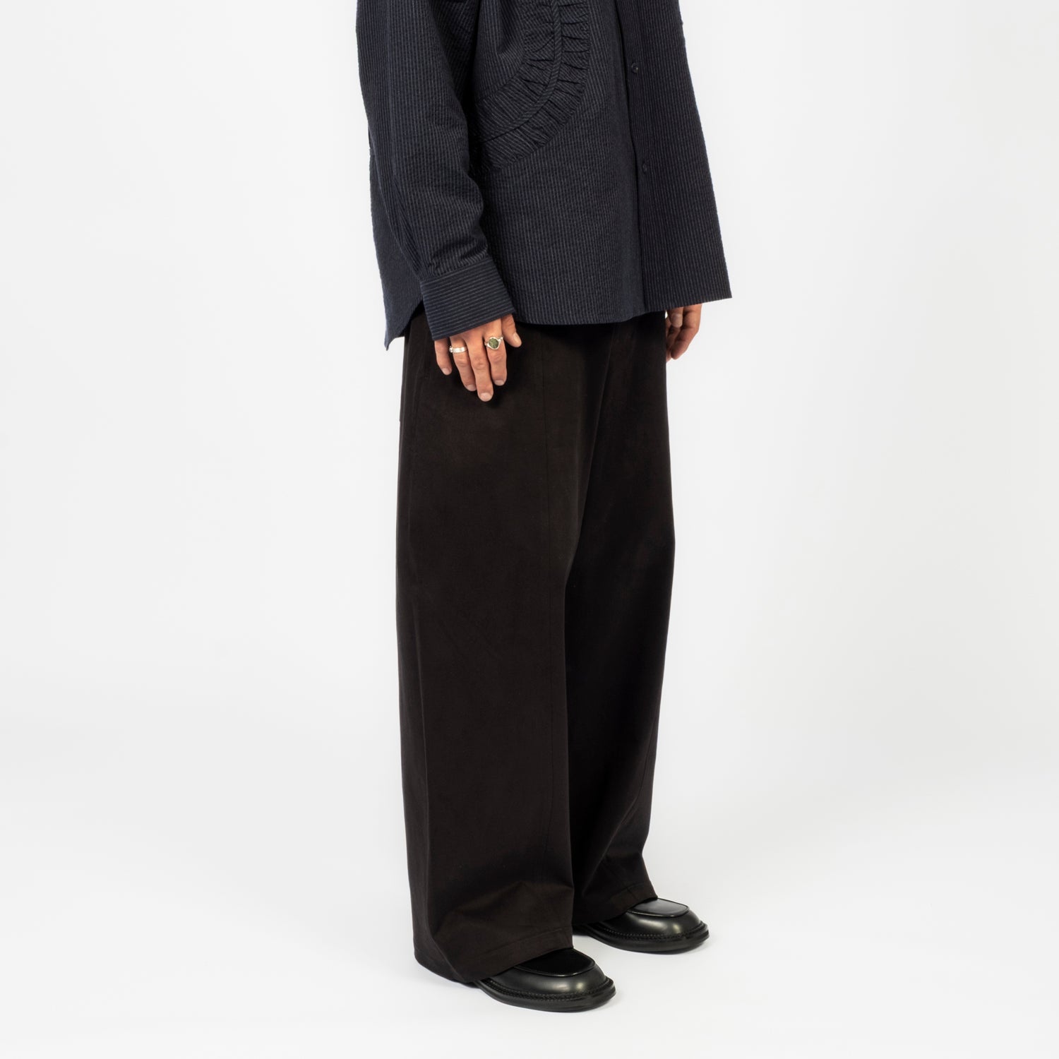 [SAGE NATION] WELT TROUSER _ BLACK