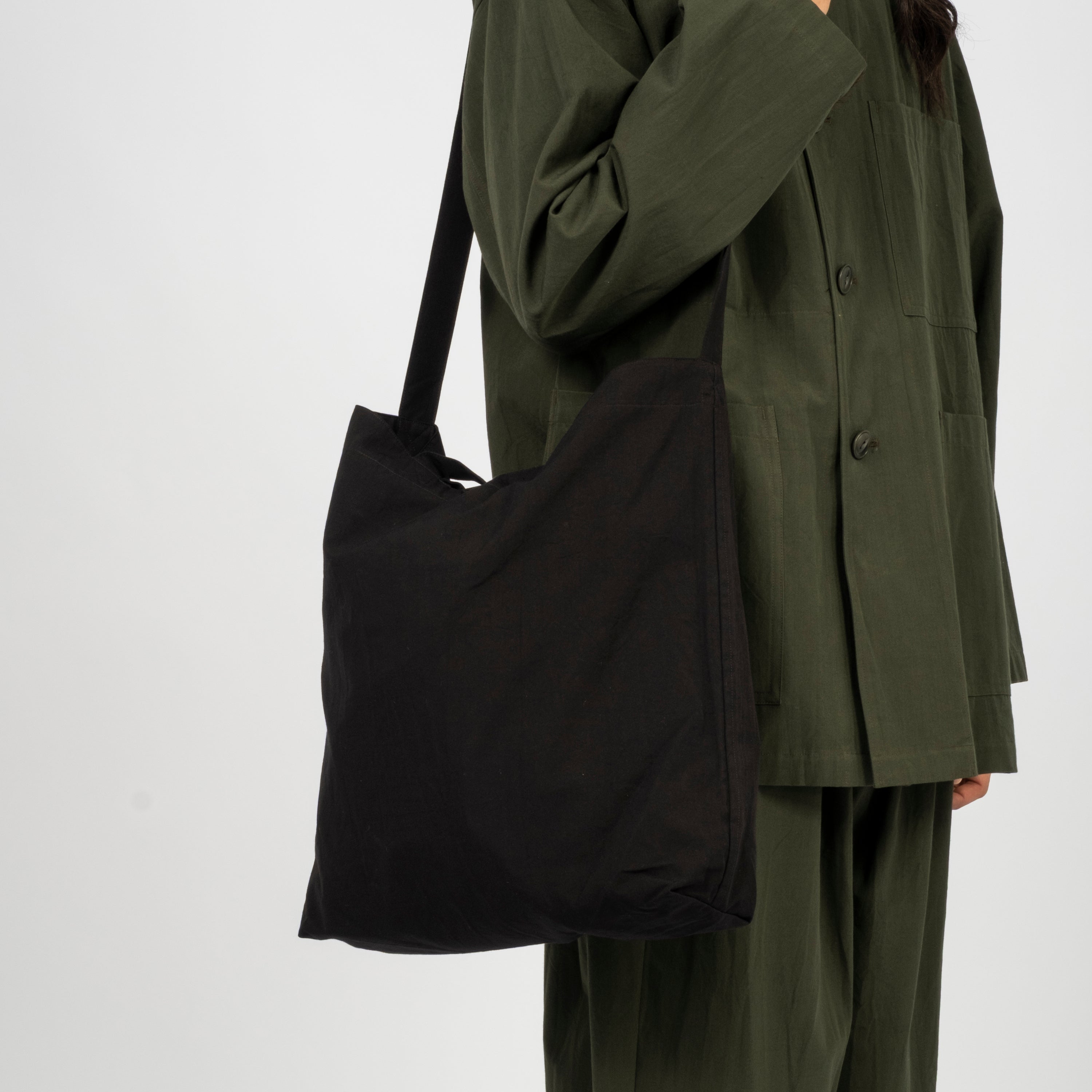 [YOKO SAKAMOTO] RESEARCHER BAG LARGE _ BLACK