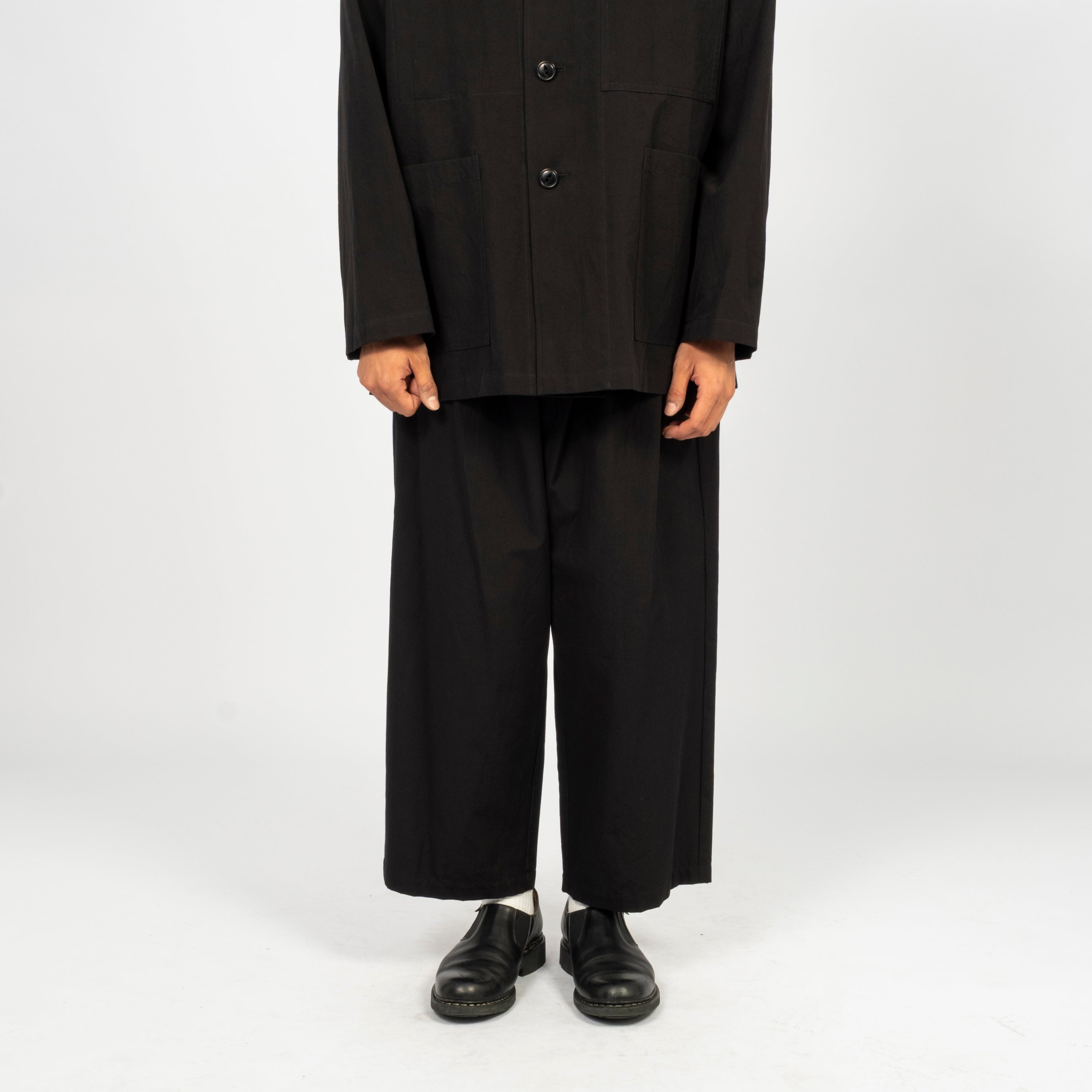 [YOKO SAKAMOTO] BAGGY EASY PANTS _ BLACK