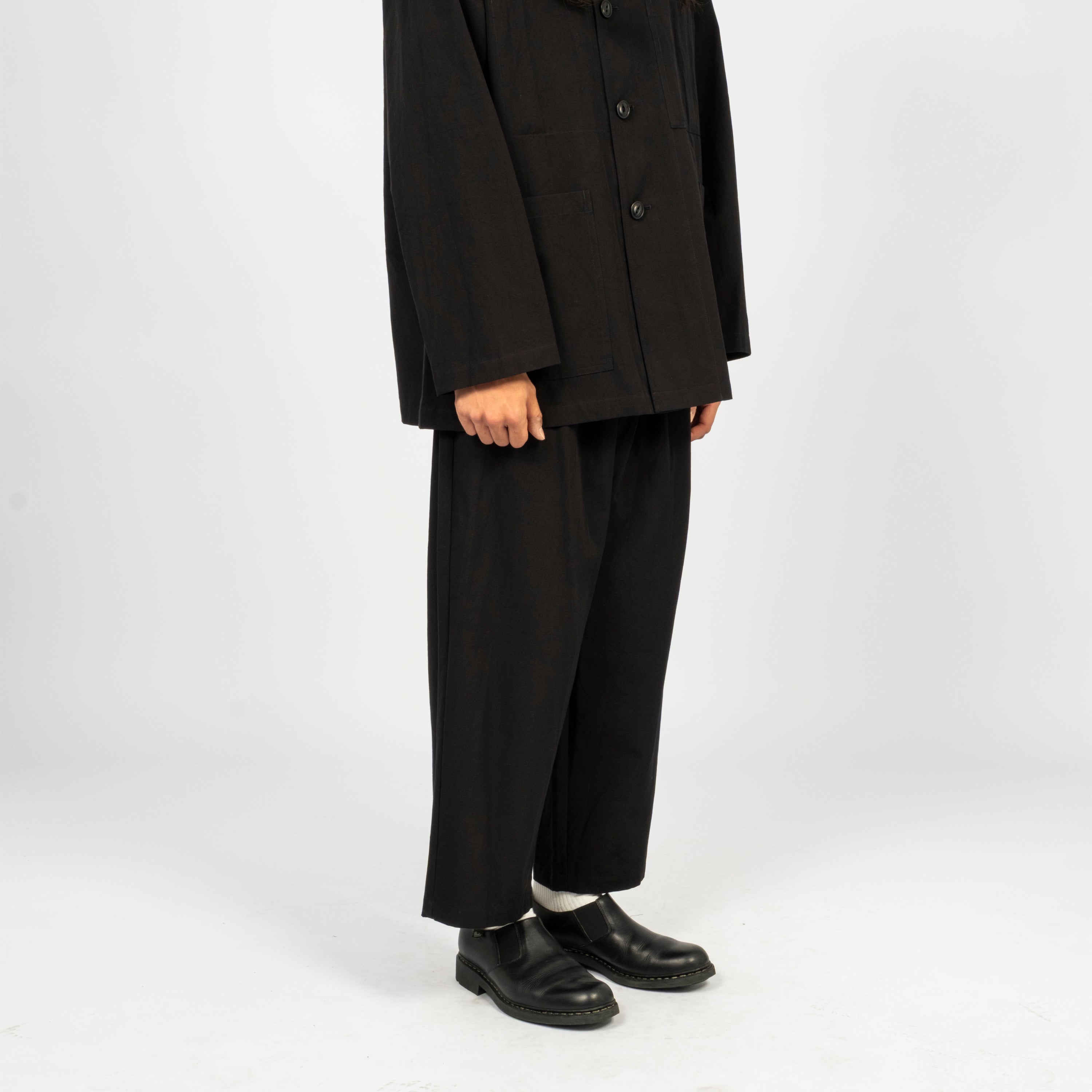 [YOKO SAKAMOTO] BAGGY EASY PANTS _ BLACK