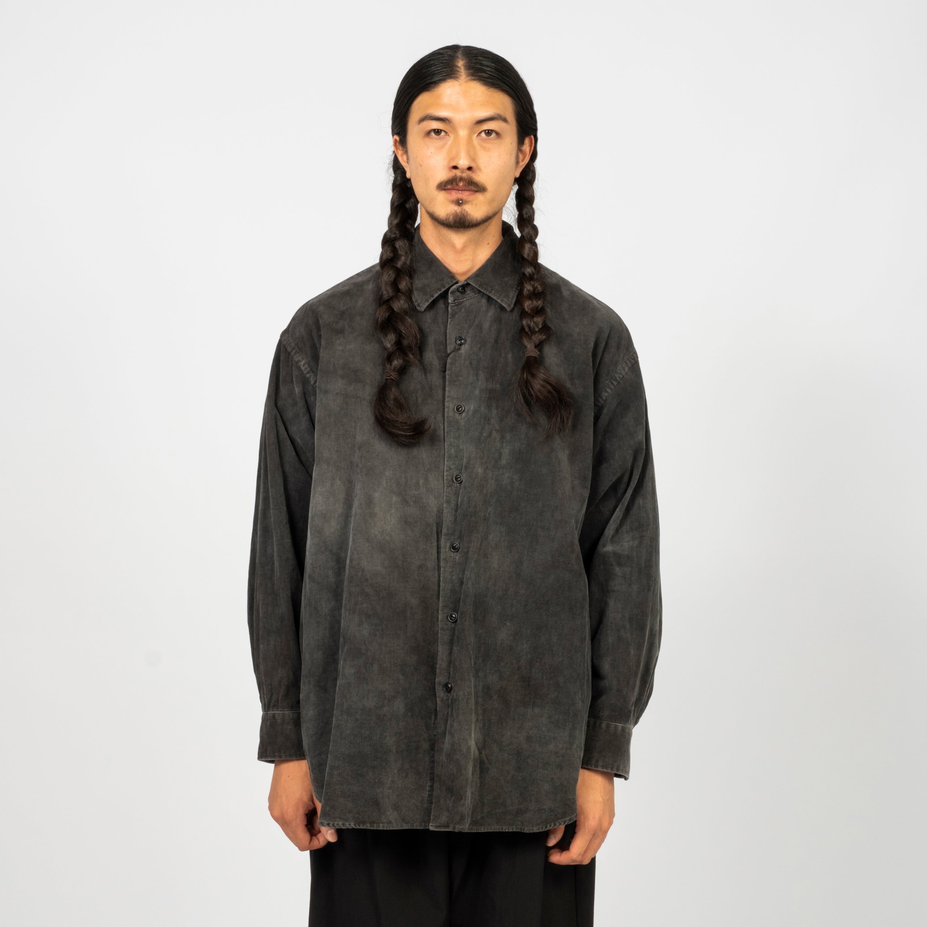 [YOKO SAKAMOTO] SHIRT JACKET _ SUMI INK