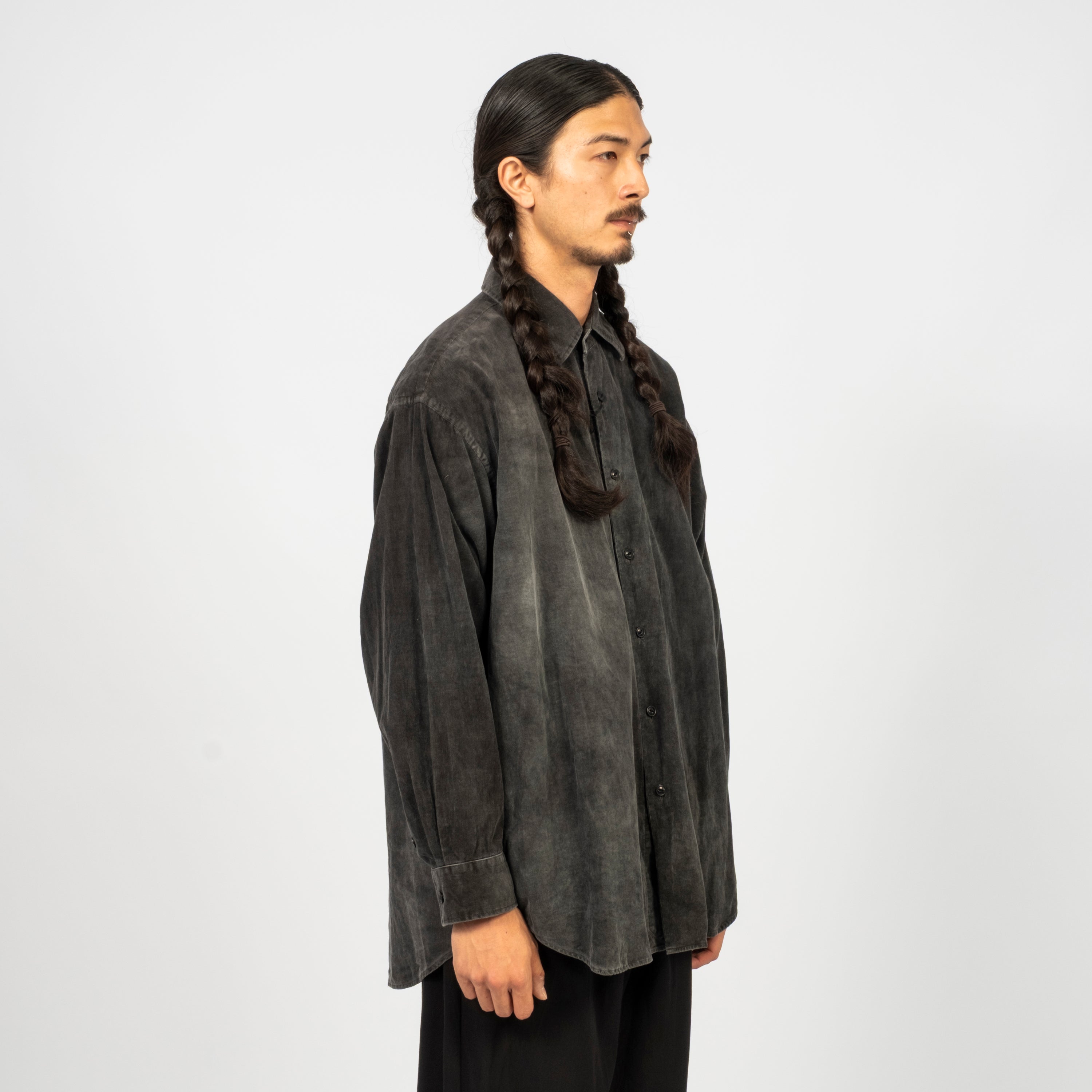 [YOKO SAKAMOTO] SHIRT JACKET _ SUMI INK