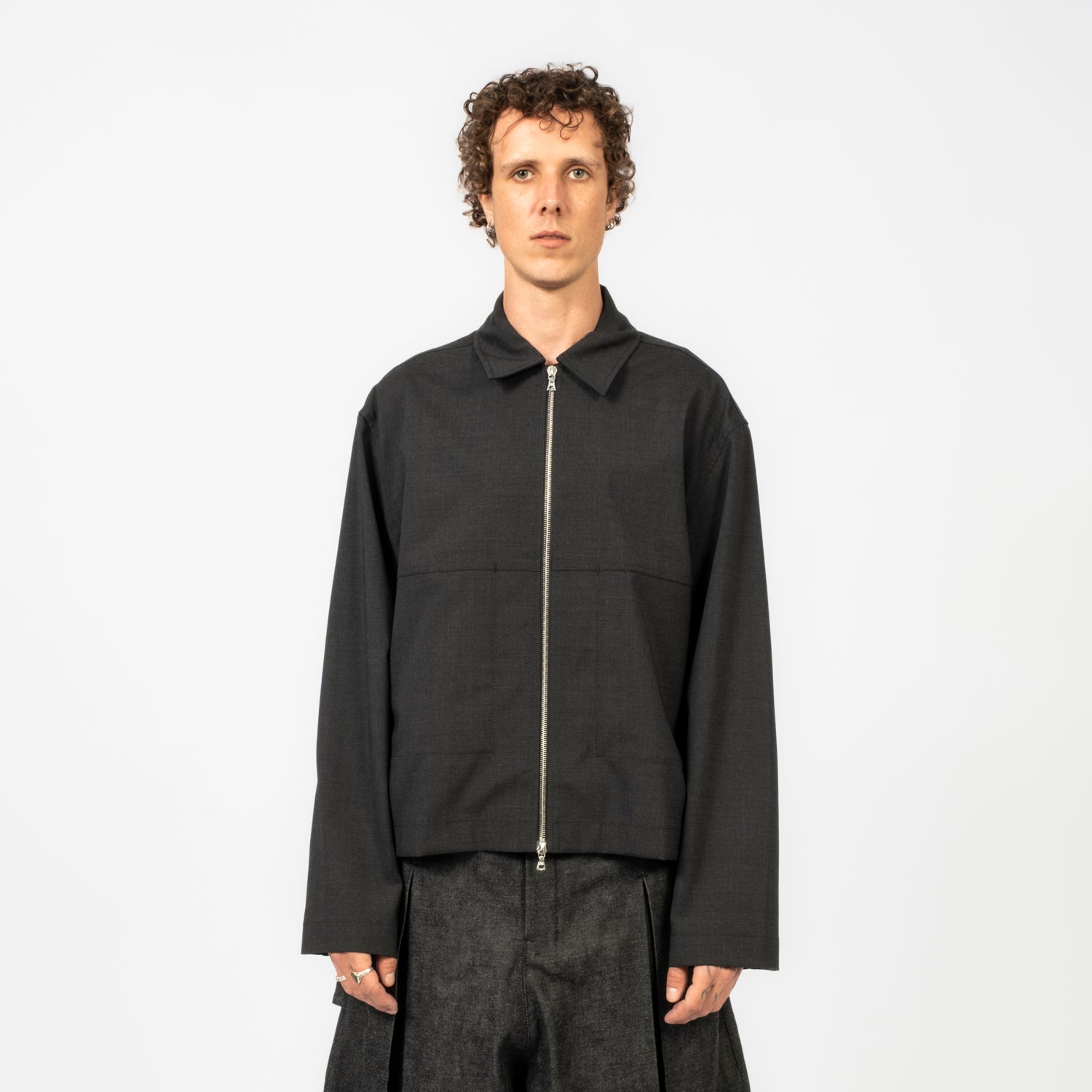 [SAGE NATION] PETROL JACKET _ CHARCOAL