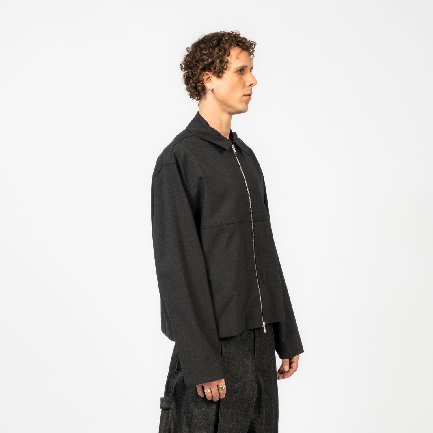 [SAGE NATION] PETROL JACKET _ CHARCOAL