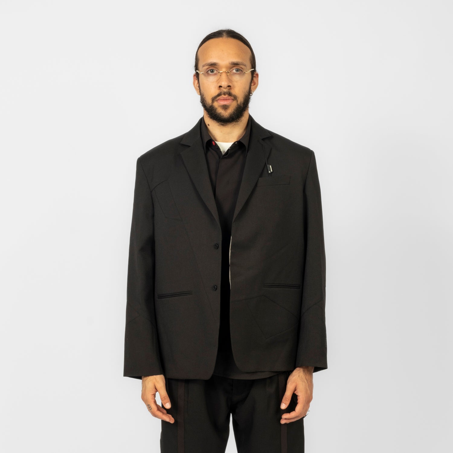 [GOOPiMADE x WILDSIDE YOHJI YAMAMOTO] NOBLEMAN BLAZER _ BLACK