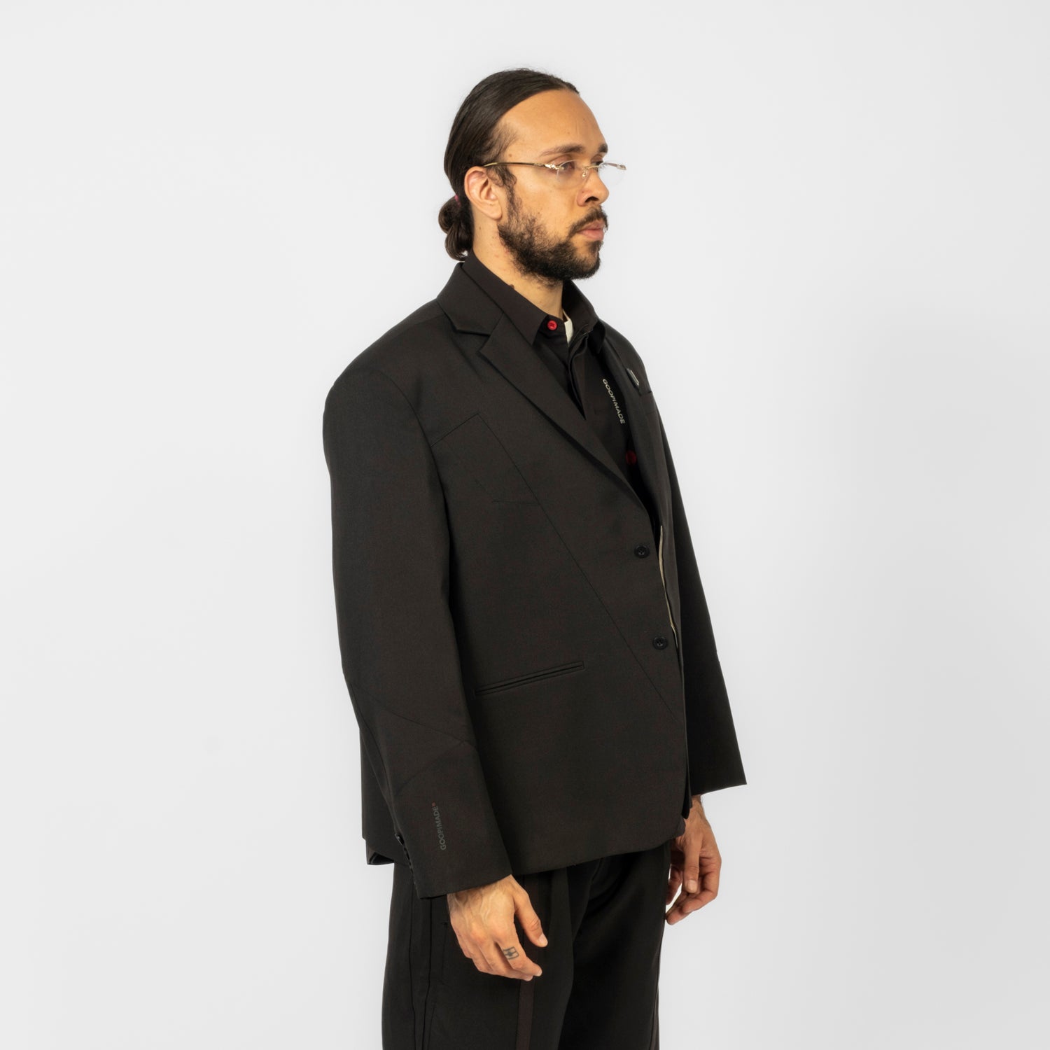 [GOOPiMADE x WILDSIDE YOHJI YAMAMOTO] NOBLEMAN BLAZER _ BLACK