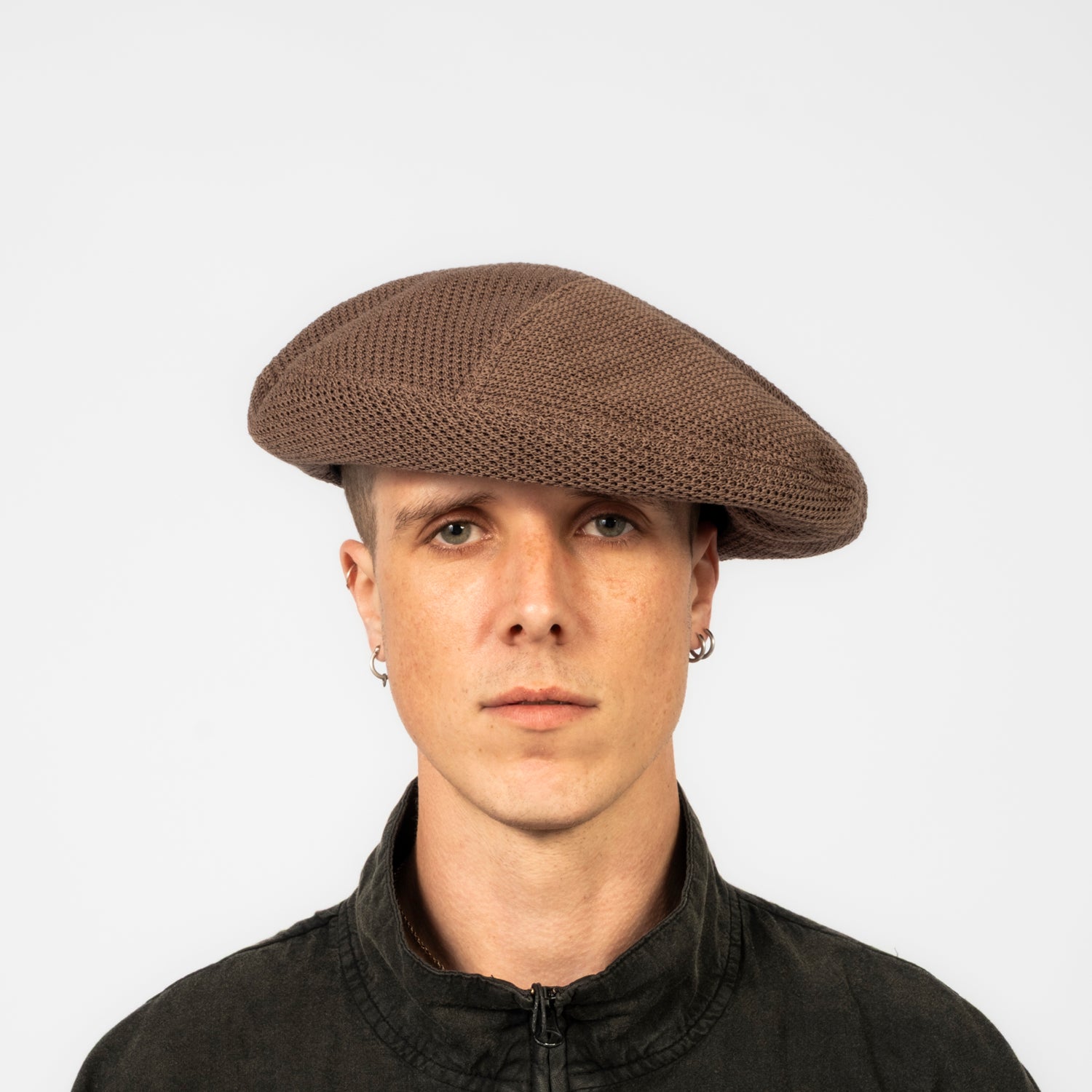 [NINE TAILOR] N-1640 GARDENIA BERET _ BROWN