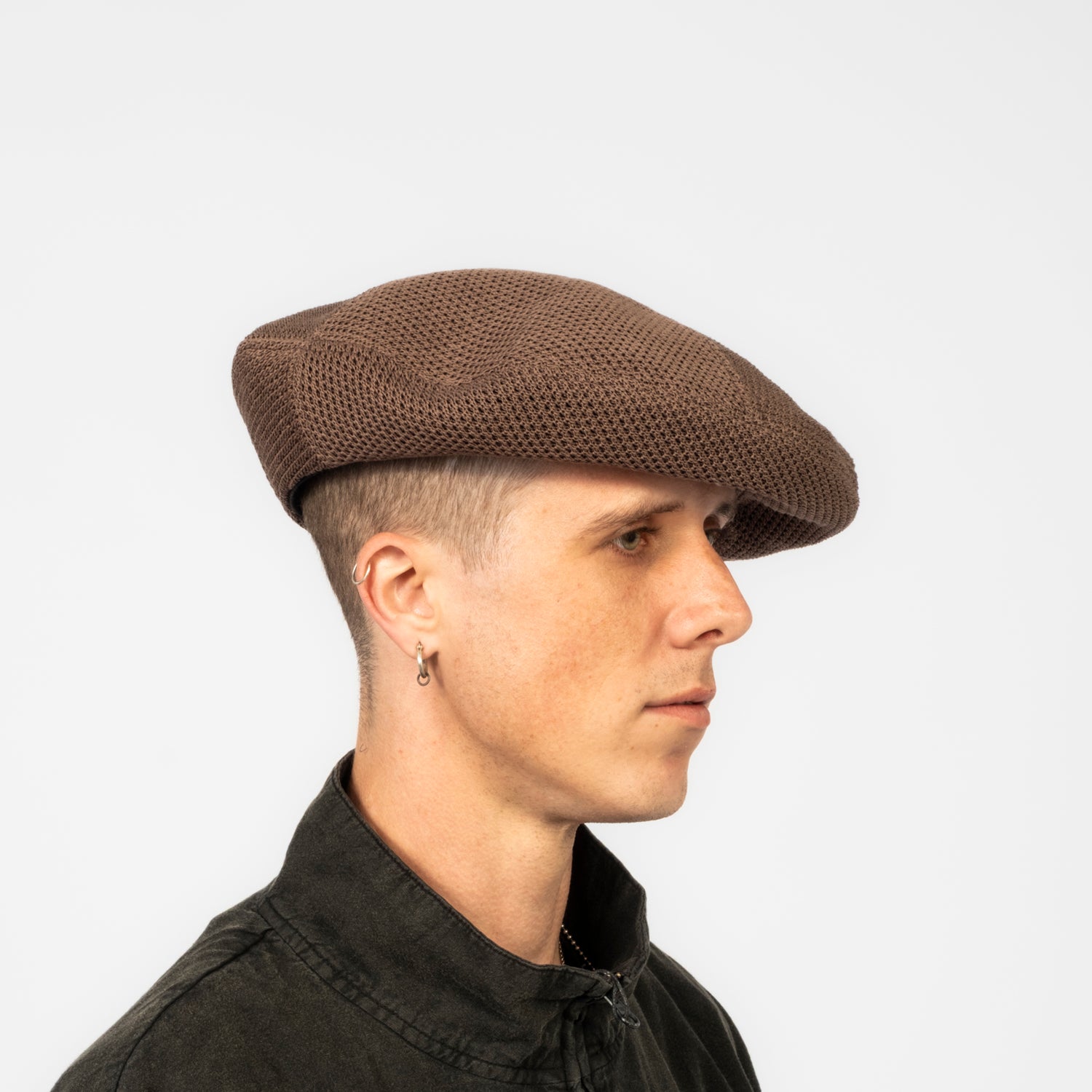 [NINE TAILOR] N-1640 GARDENIA BERET _ BROWN