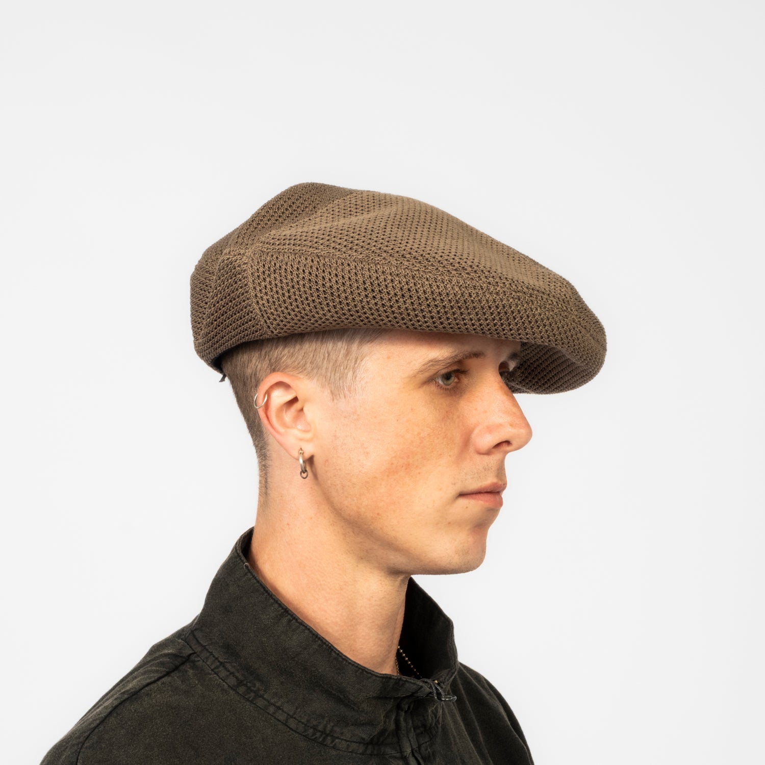 [NINE TAILOR] N-1640 GARDENIA BERET _ OLIVE DRAB