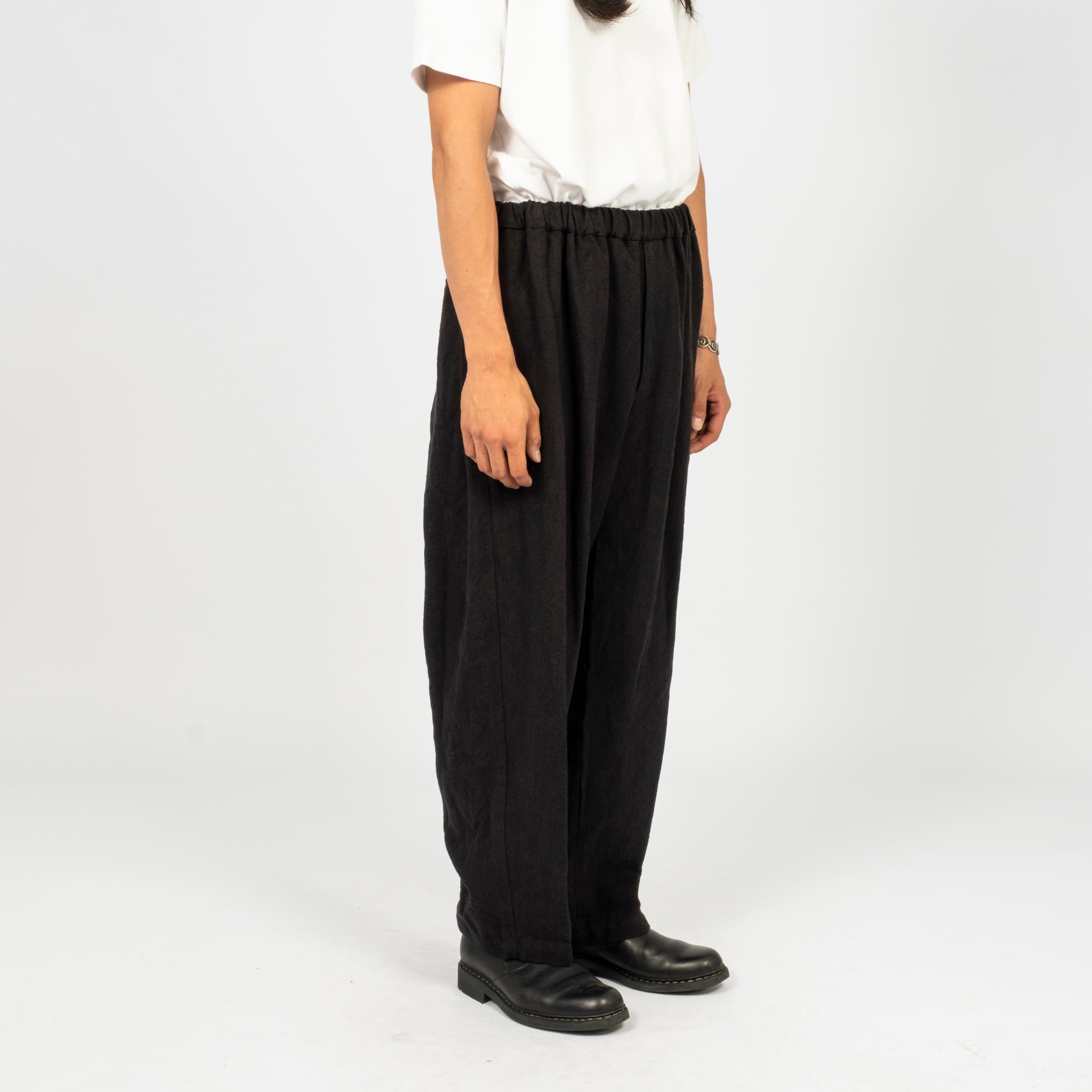 [YOKO SAKAMOTO] WIDE EASY PANTS _ BLACK