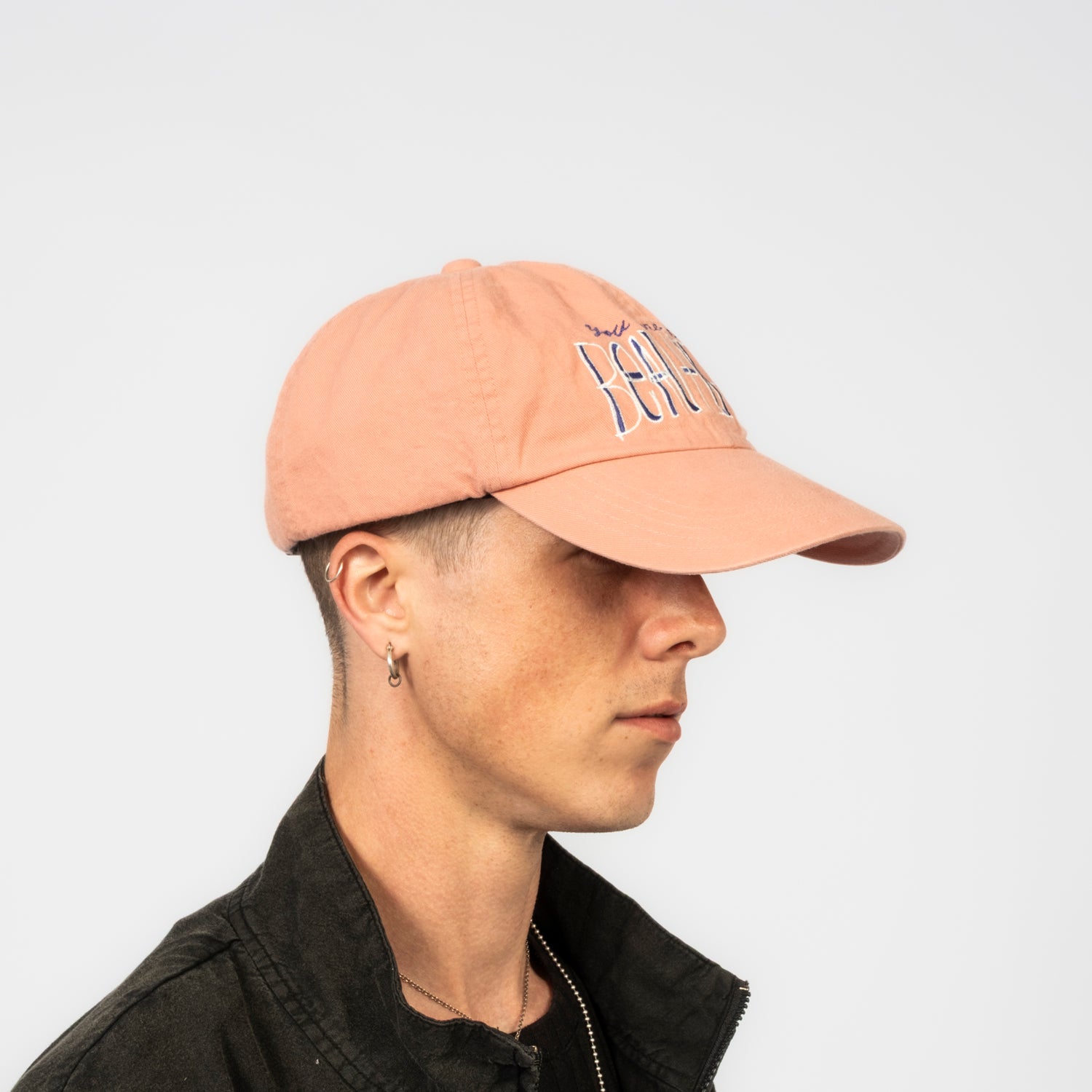 [NINE TAILOR] N-1613 WOODBURY CAP _ PALE PINK