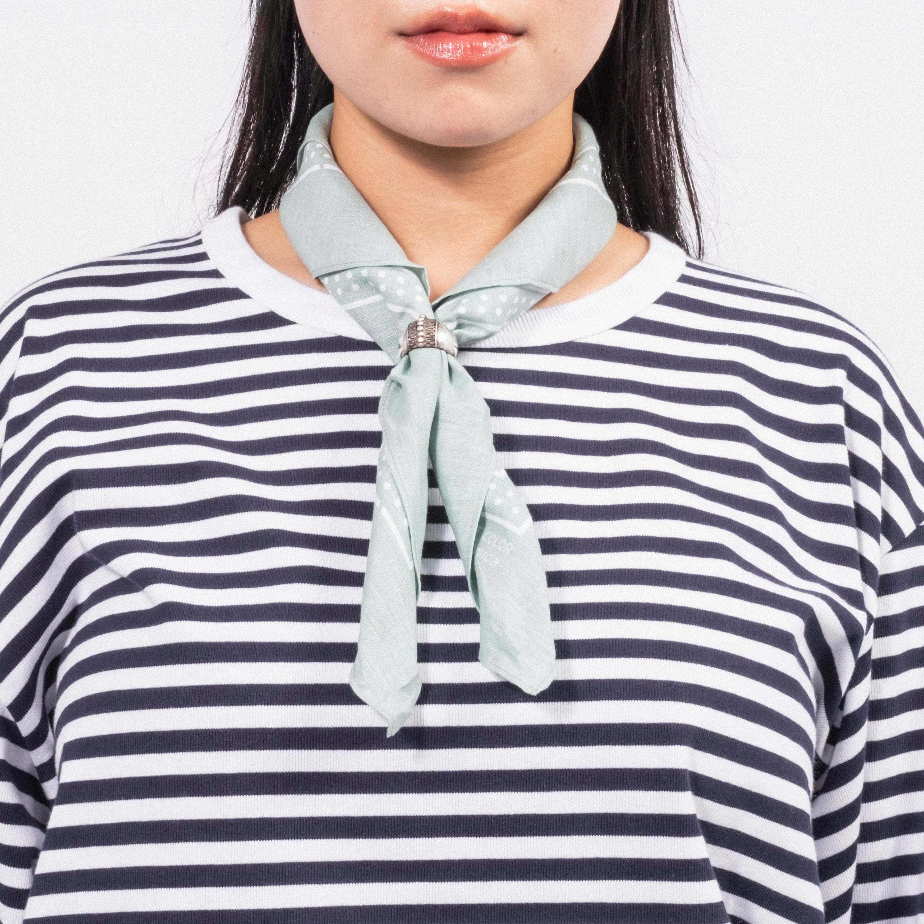 [NANAMICA] OOAL BANDANA _ VINTAGE GREEN