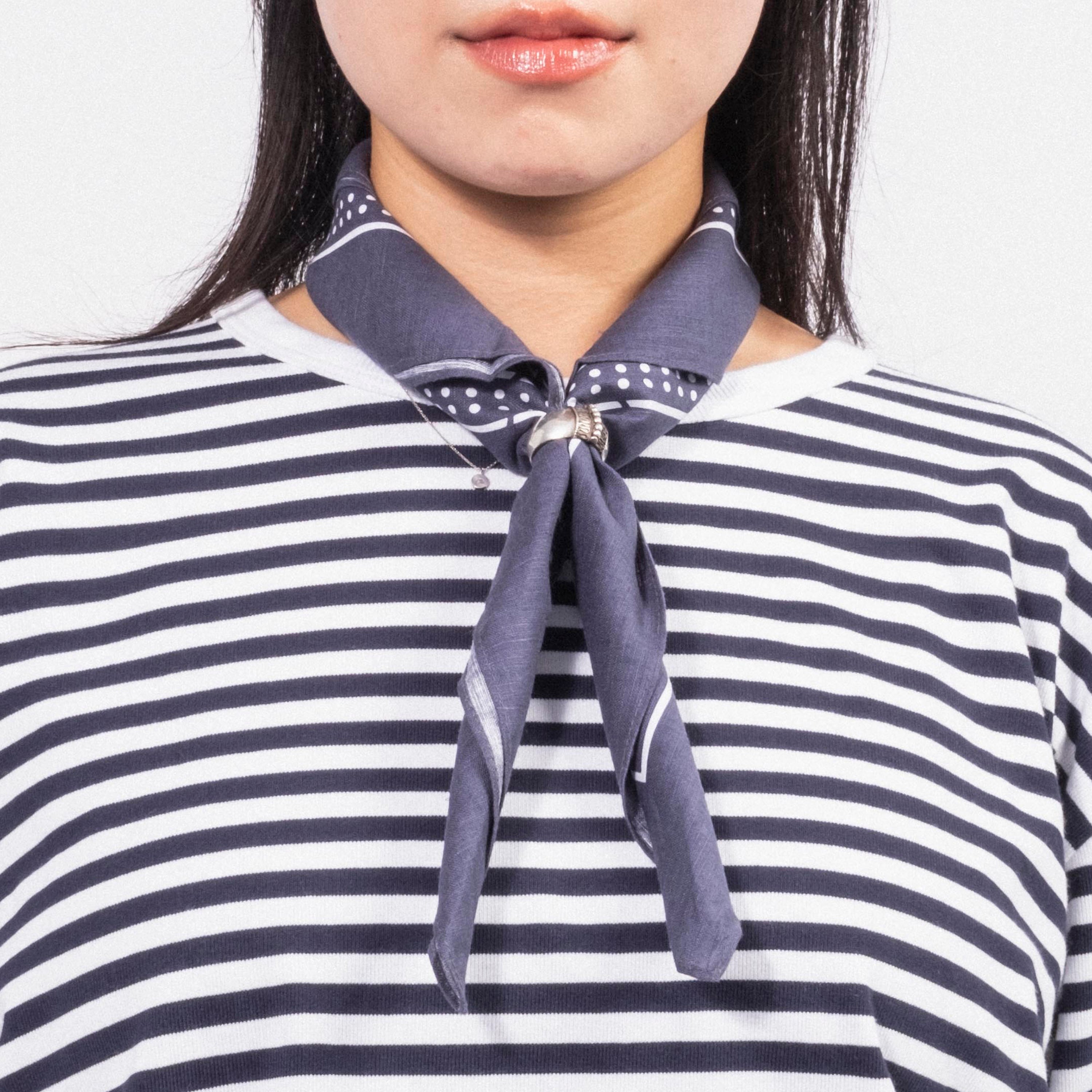 [NANAMICA] OOAL BANDANA _ VINTAGE BLUE