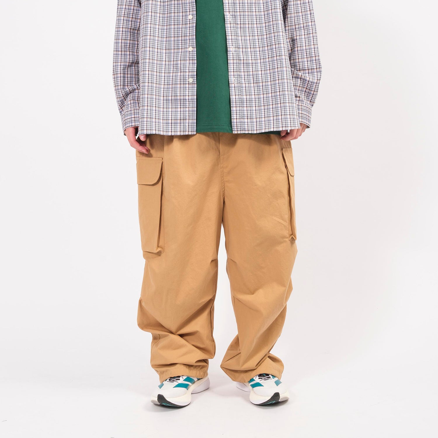 [CONICHIWA BONJOUR] CB WIDE CARGO PANTS _ BEIGE