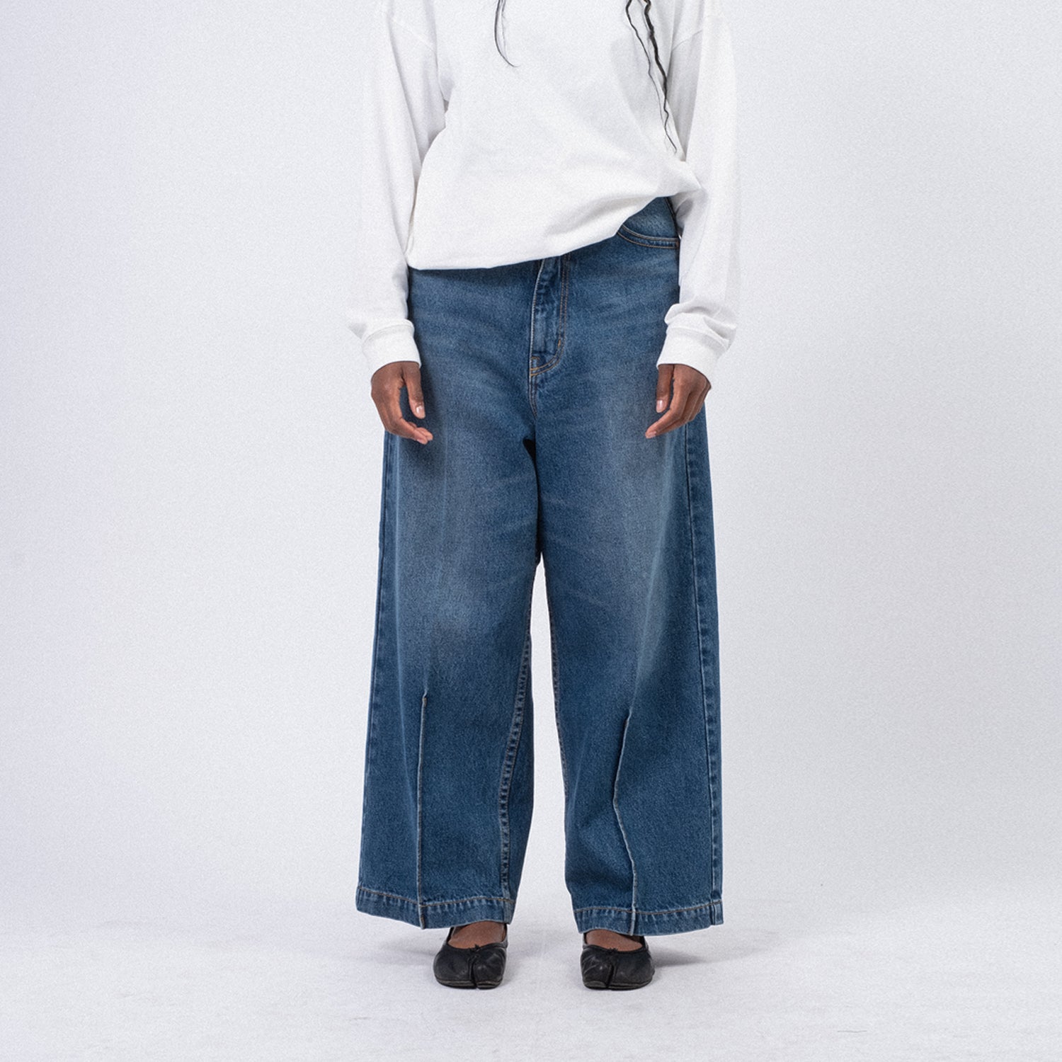 [RHODOLIRION] PS1019 90’LOOSE STRAIGHT PANTS _ A-INDIGO