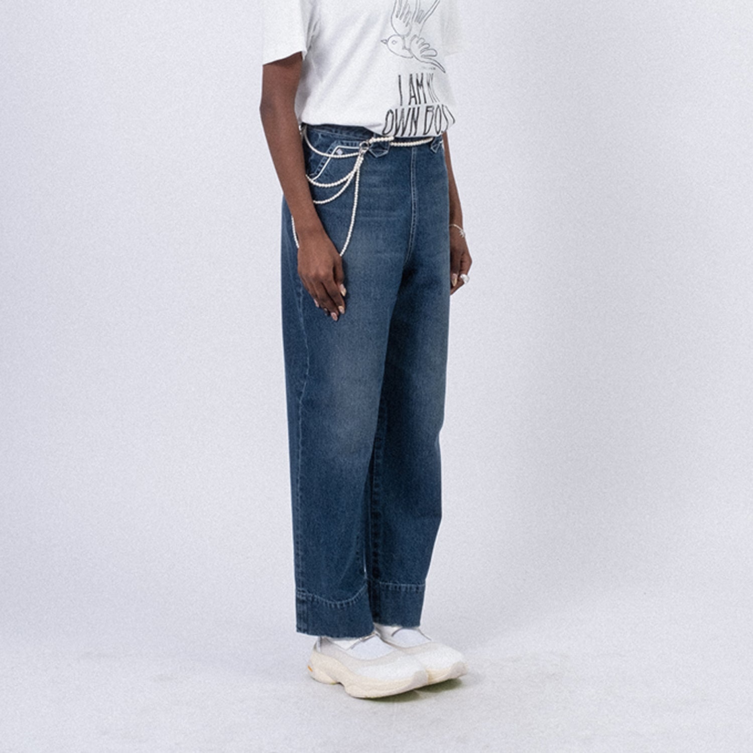 [RHODOLIRION] PS1017 RANCH PANTS _ INDIGO