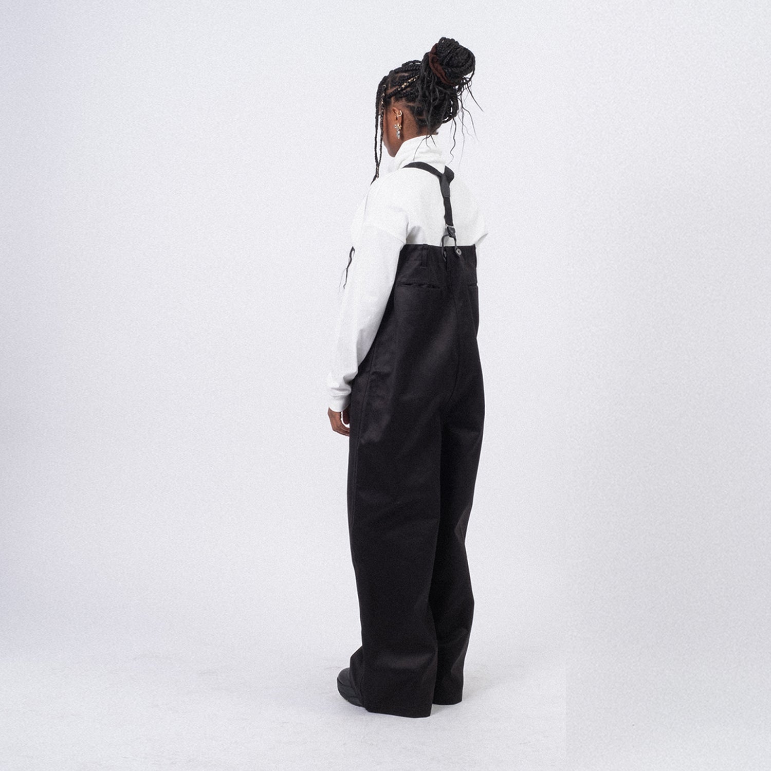RHODOLIRION] PS1012 SUSPENDER PANTS _ B-BLACK