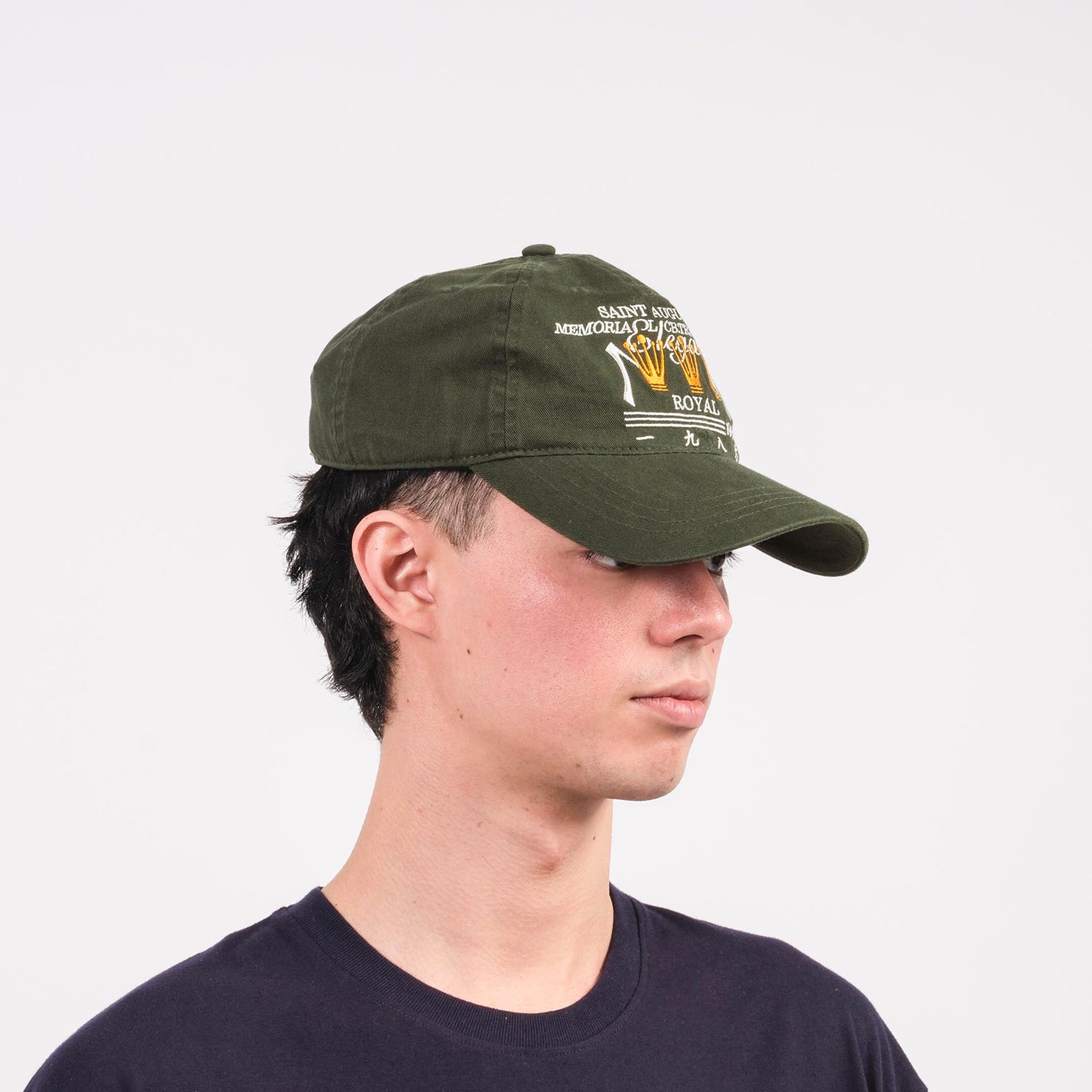 [CONICHIWA BONJOUR] CB GOLDEN ROYAL CAP _ GREEN