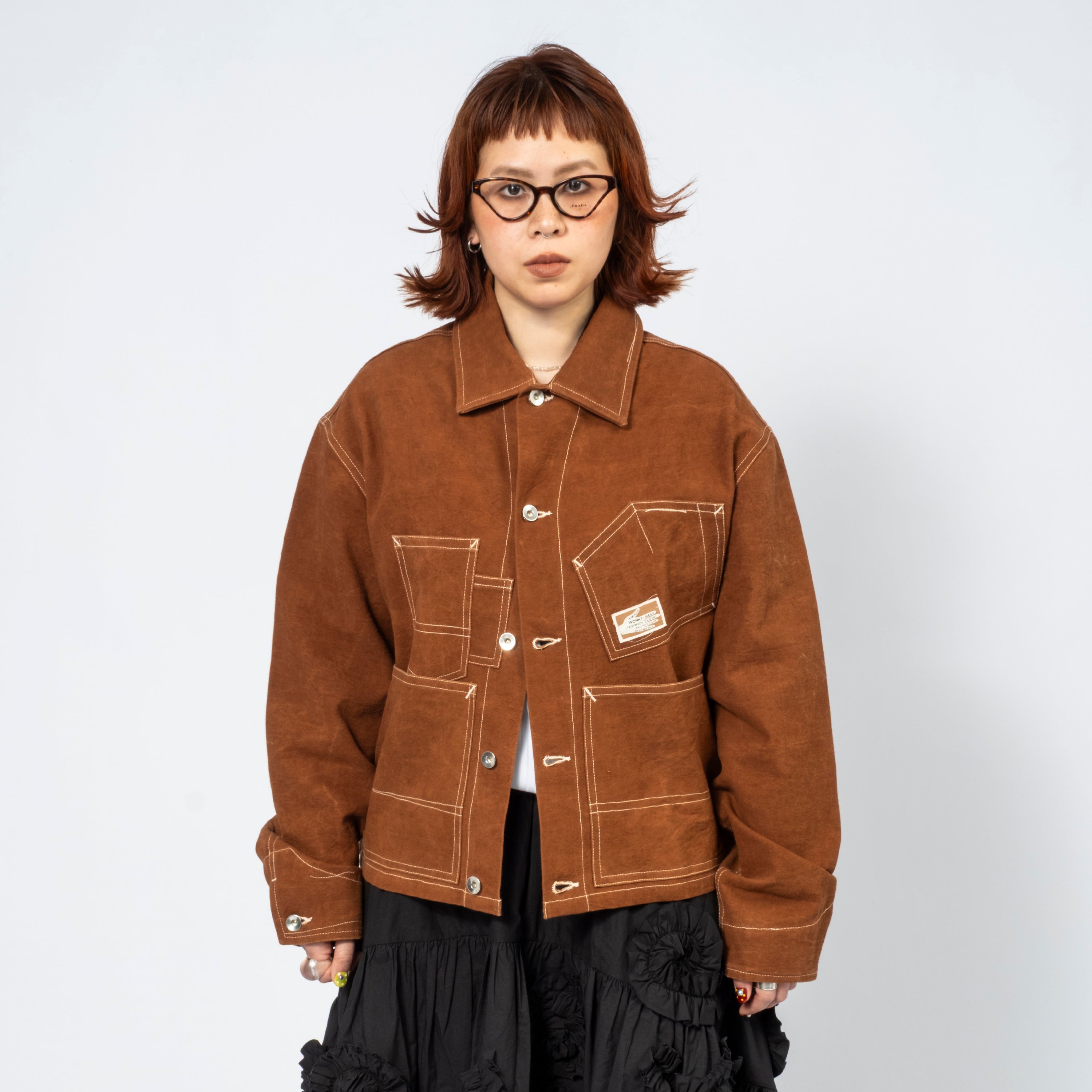 [STORY MFG] STATION JACKET _ BROWN WONKY-WEAR