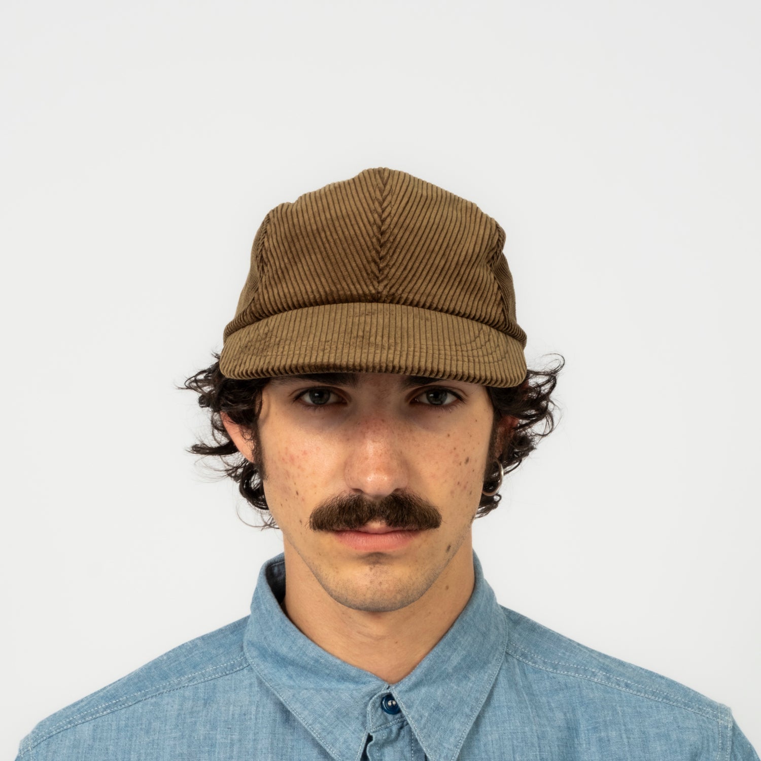 [NIGEL CABOURN] LOW CAP 8W CORDUROY _ DARK BROWN