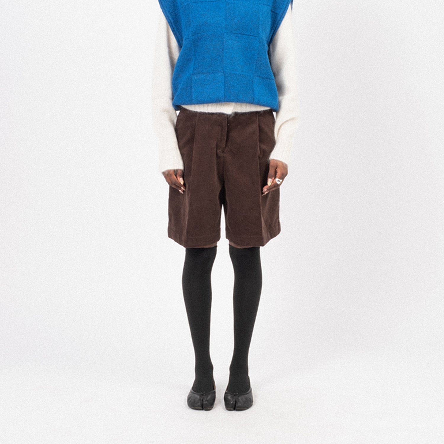 [DUNST] CORDUROY CULOTTE PANTS _ DEEP BROWN