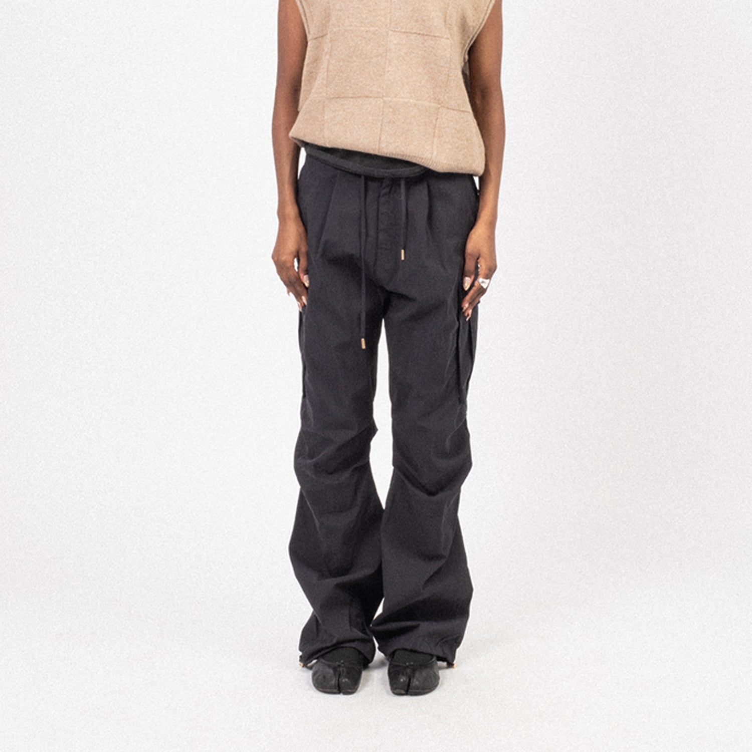 [DUNST] SEMI-WIDE CARGO PANTS _ NAVY