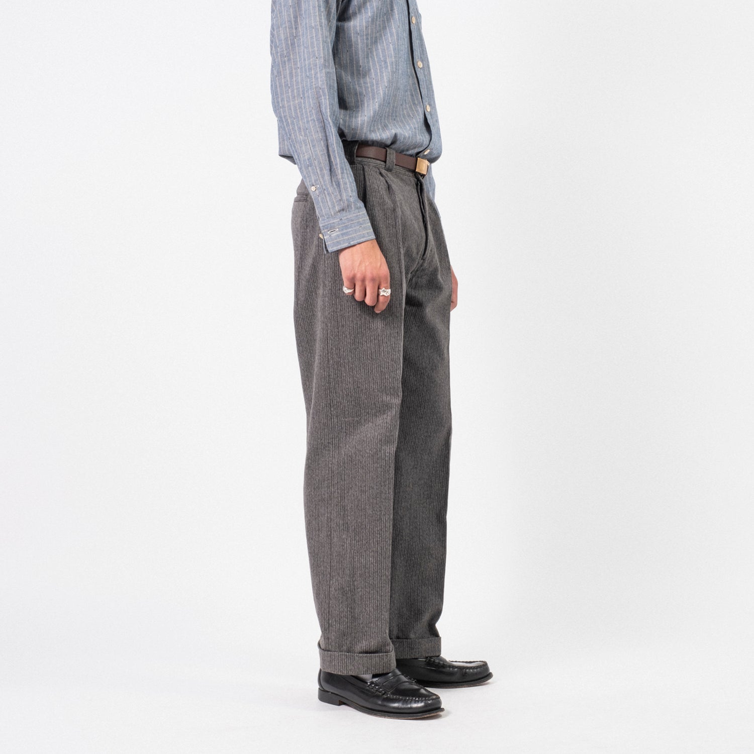 [T.T] LOT.201 WORK TROUSERS _ CHARCOAL