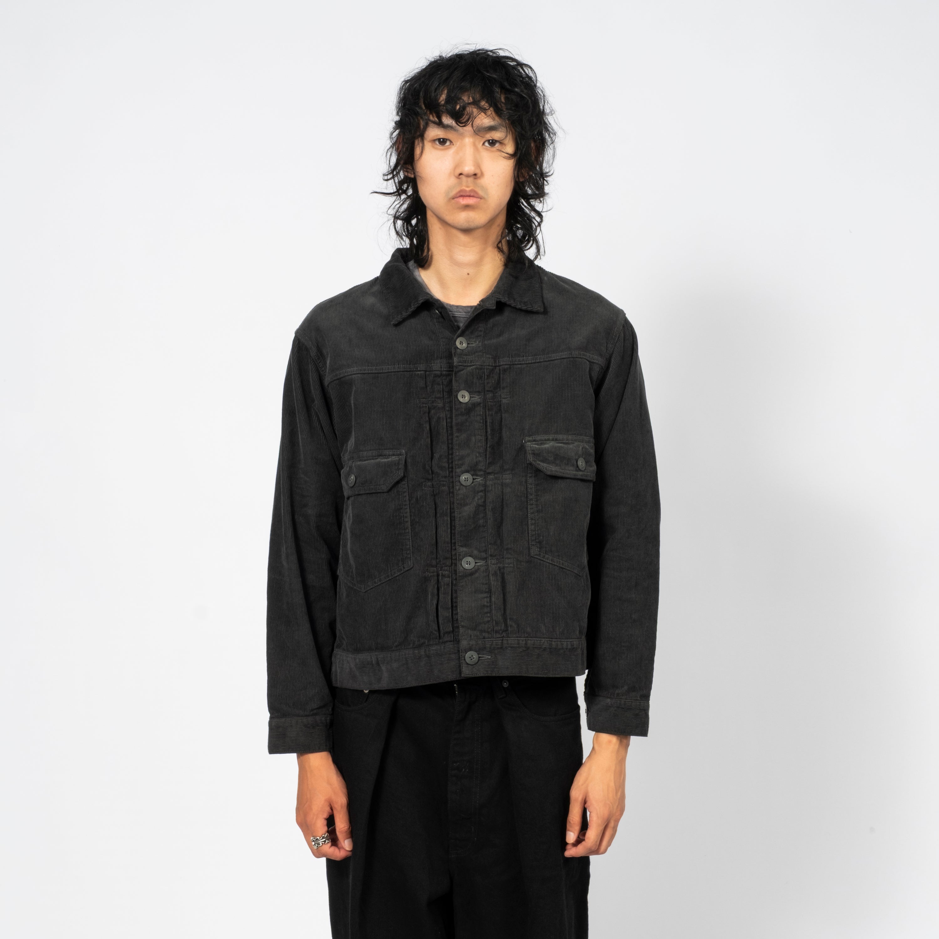 [INNAT] TYPE-2 TRUCKER JACKET _ INK