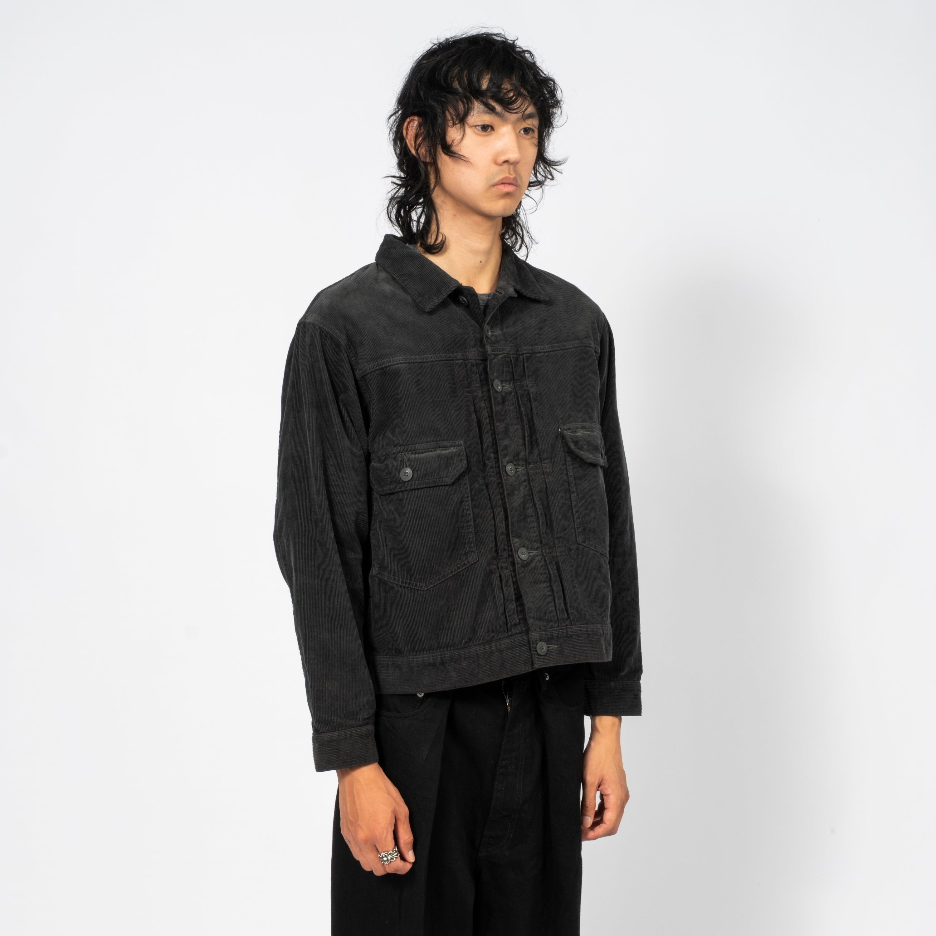 [INNAT] TYPE-2 TRUCKER JACKET _ INK