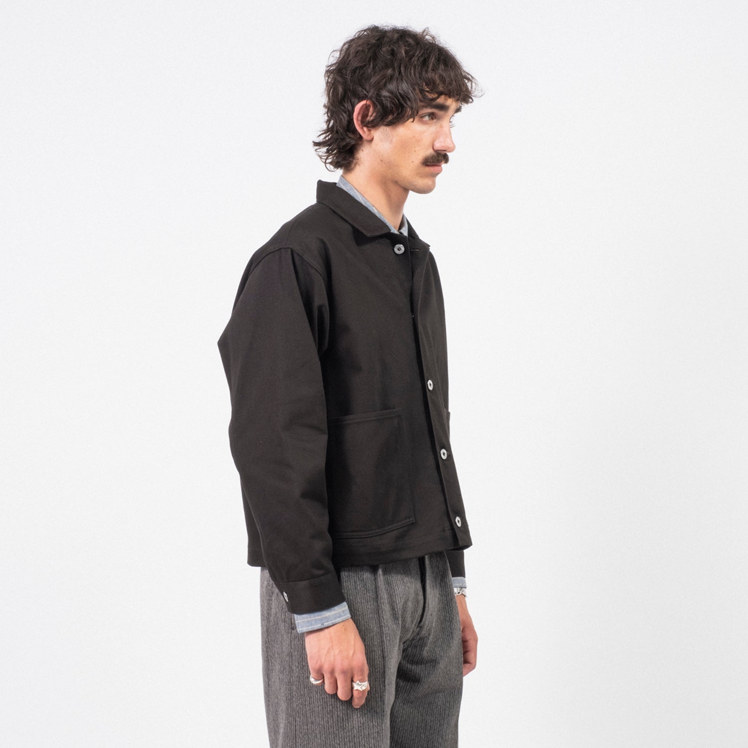 [T.T] LOT.303 COVERALL JACKET _ BLACK