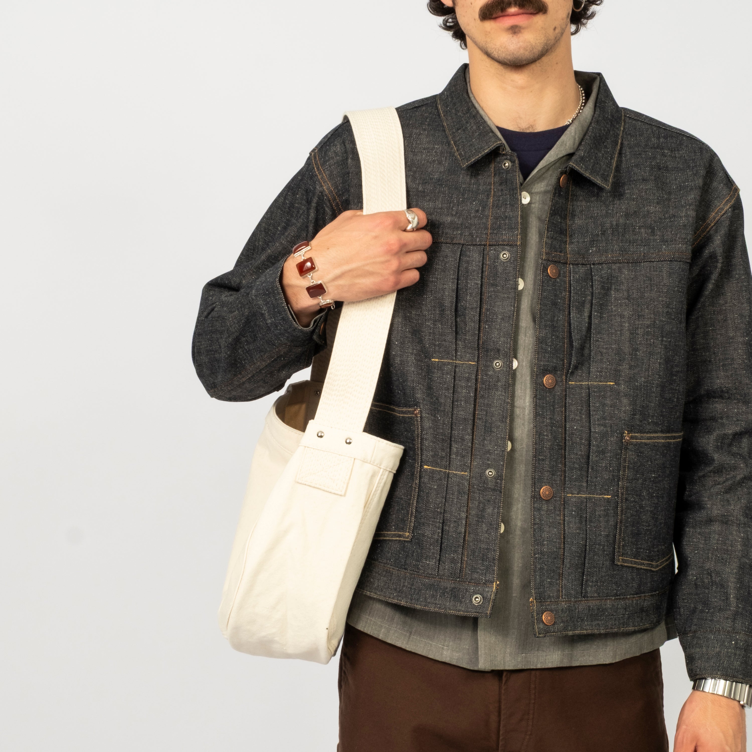 [T.T] LOT.018 NEWSBOY BAG SMALL _ IVORY